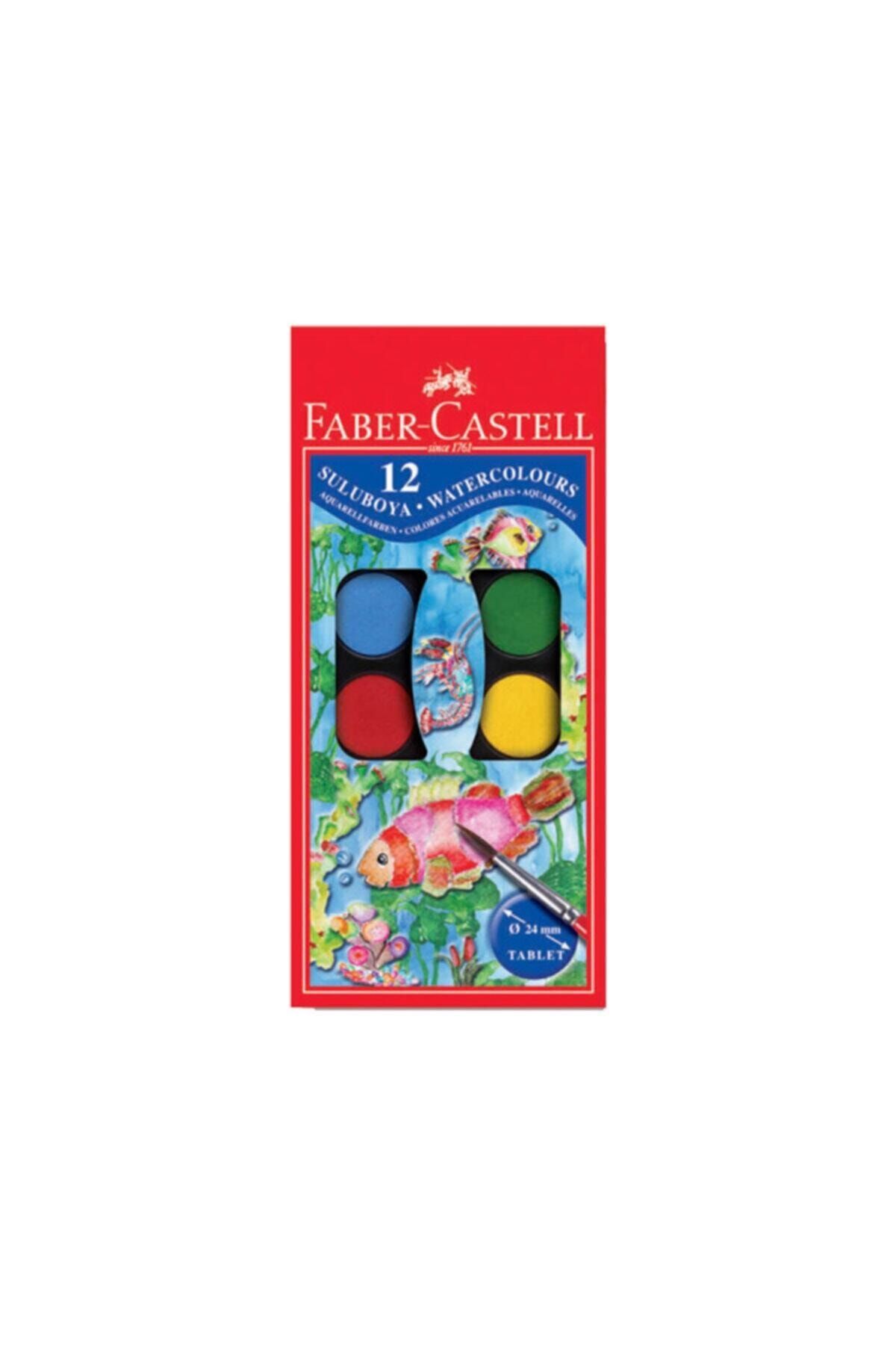 Faber Castell Faber-castell Redline Suluboya Küçük Boy 12 Renk 5292125011000