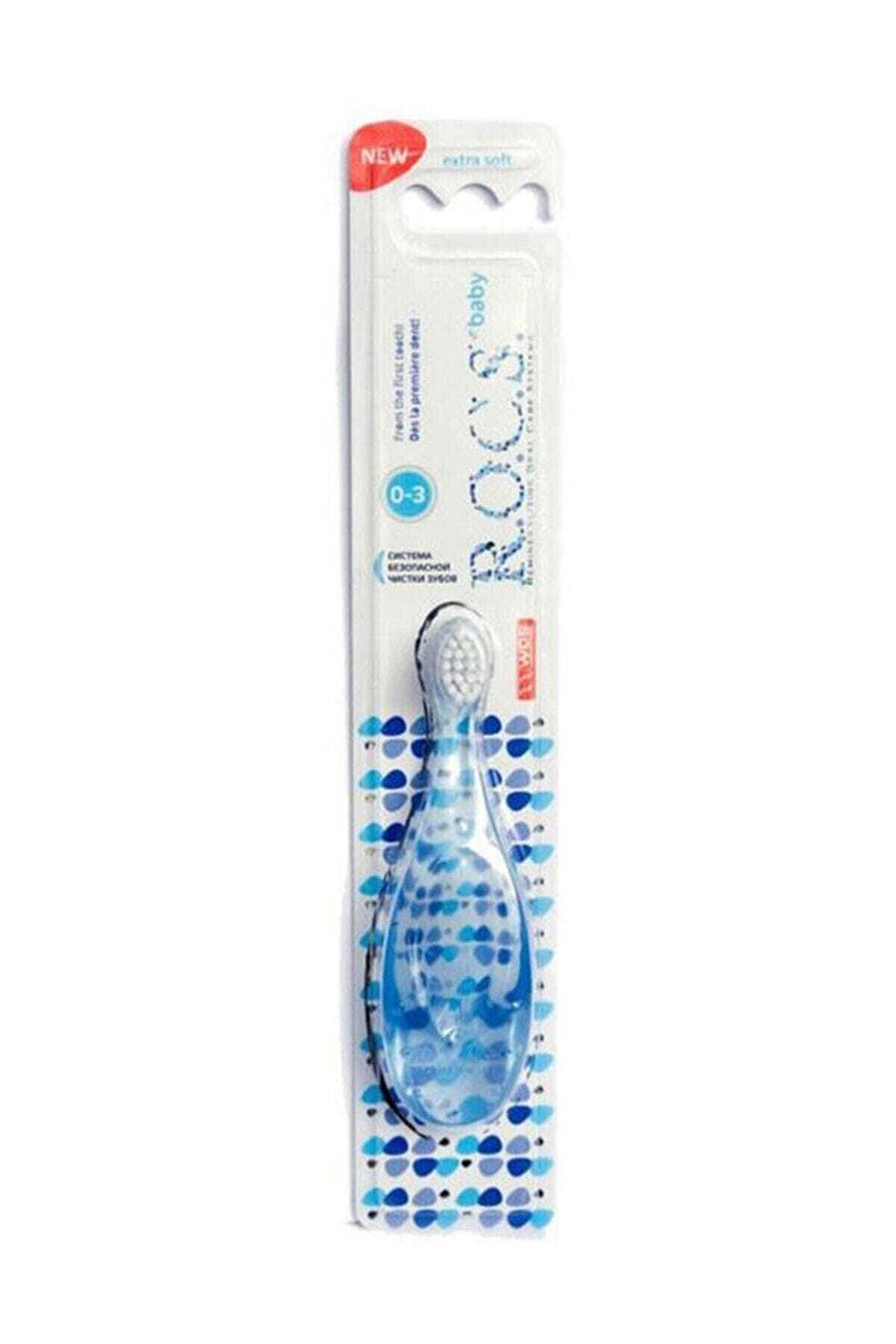 R.O.C.S. Rocs Baby 0-3 Yaş Diş Fırçası Mavi