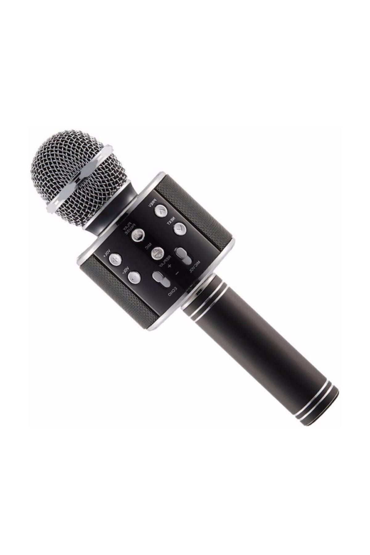 Polygold Ws-858 Karaoke Bluetooth Kablosuz Mikrofon Hoparlör Ses Kayıt