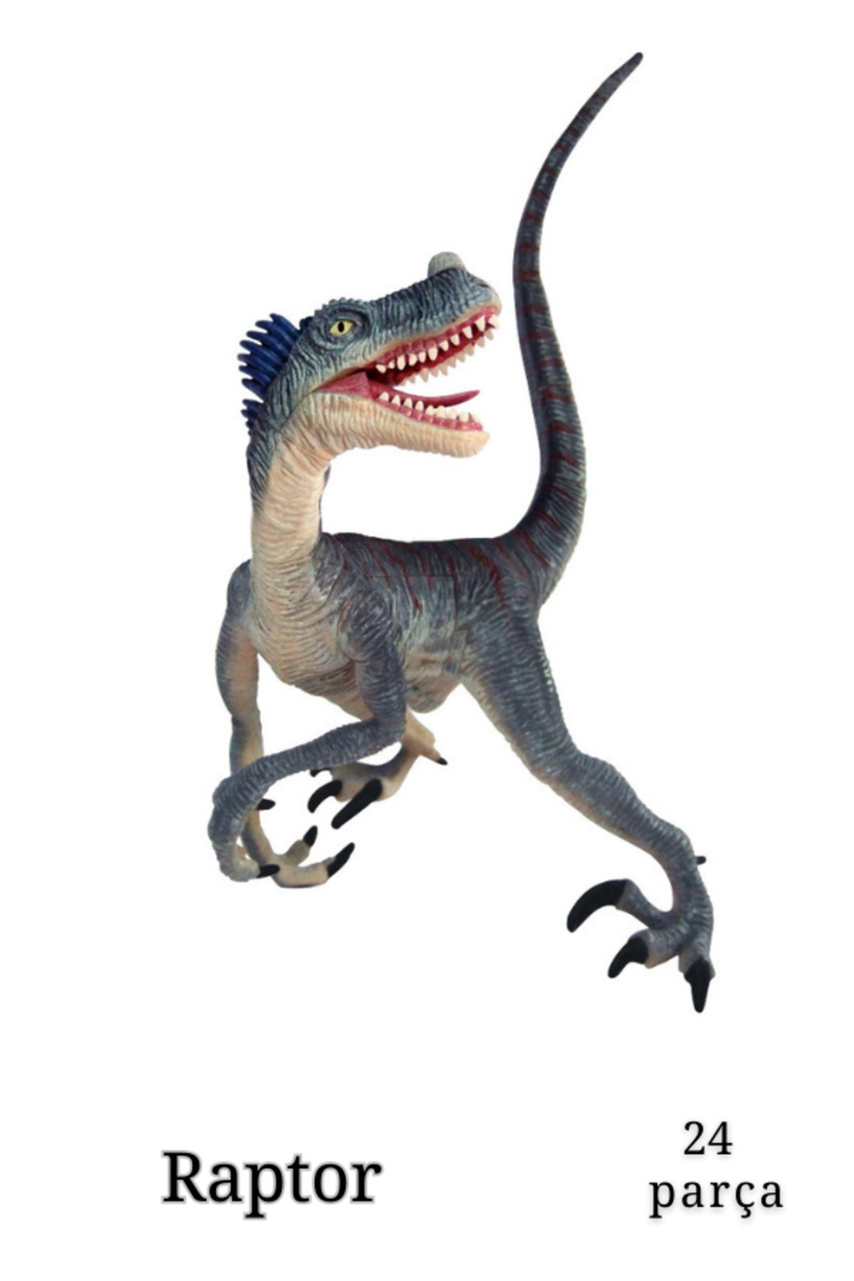 Mucit Kafası Dinozor Puzzle Figür Raptor