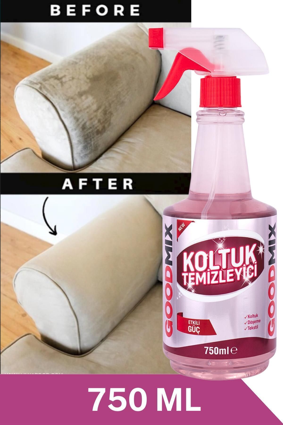 Goodmix Döşeme Tekstil Halı Koltuk Temizleyici 750 ml Etkili Güç