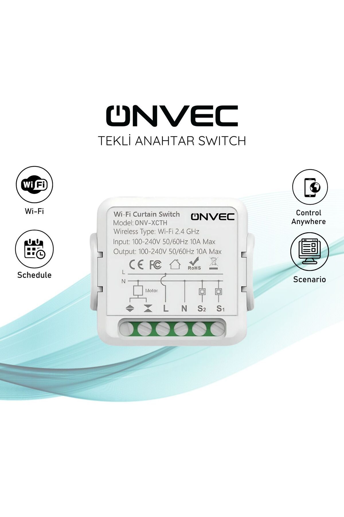 ONVEC Smart Tekli Anahtar Swich