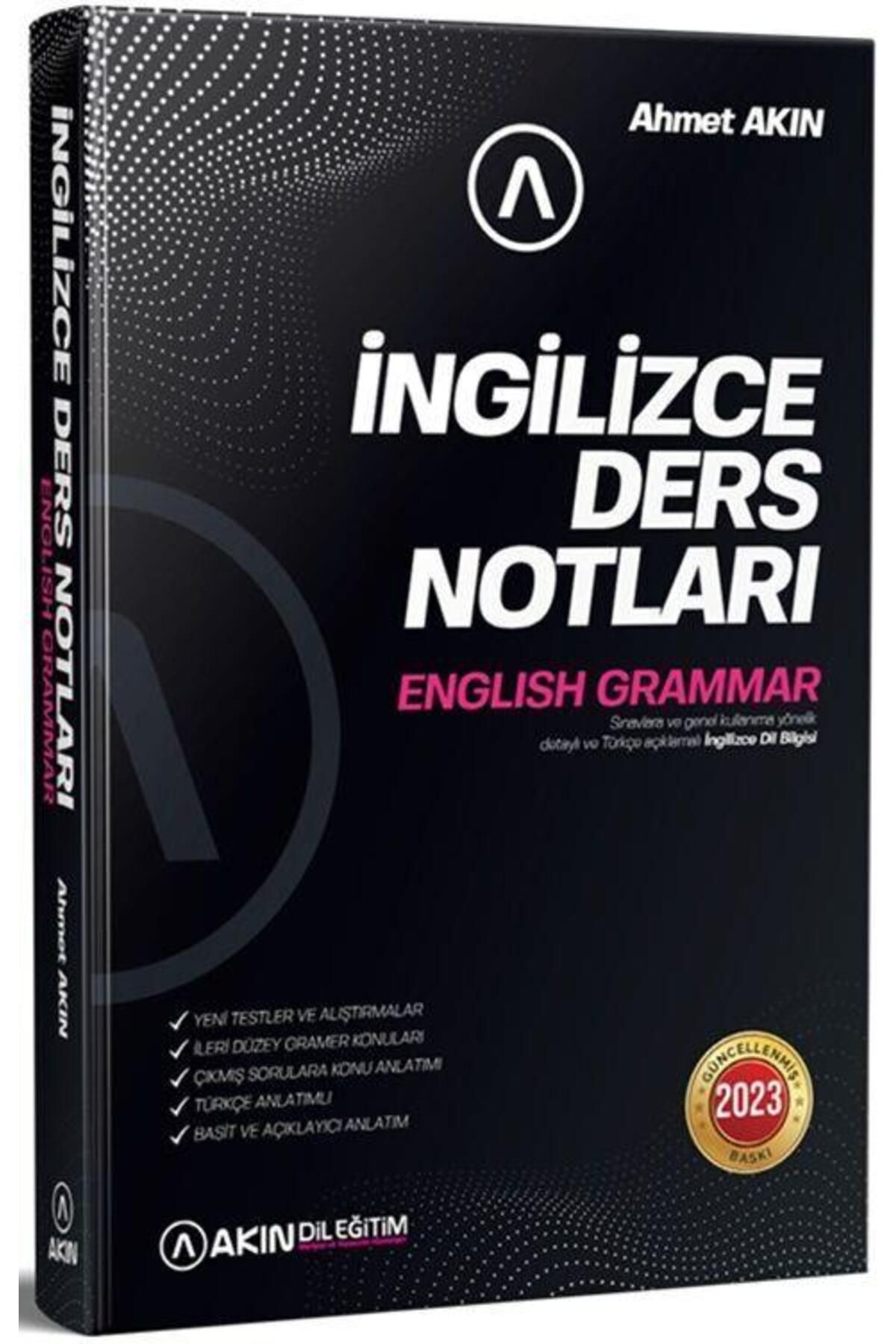 Akın Dil Akın Dil YDS YKSDİL İngilizce Ders Notları ENGLISH GRAMMAR