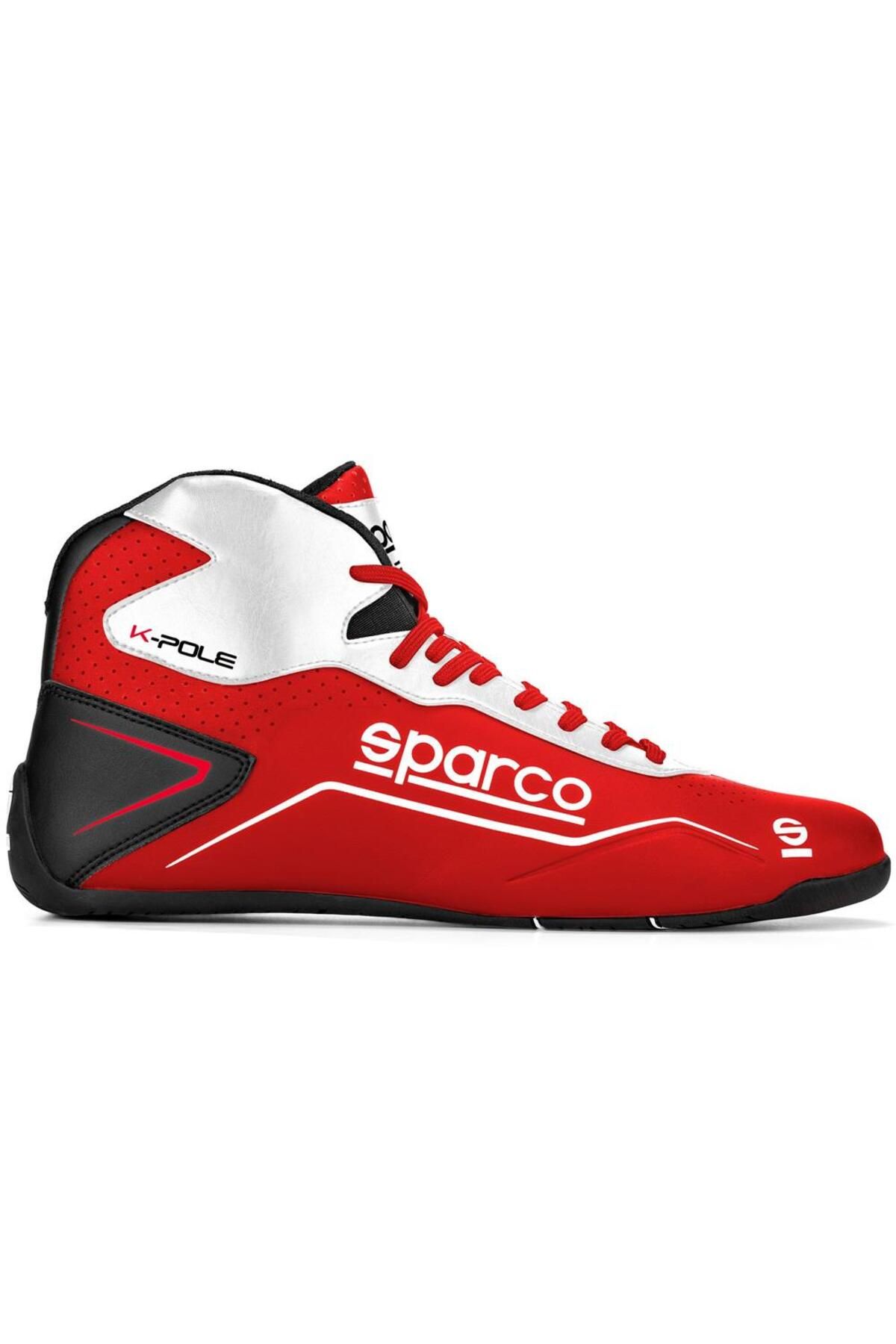 Sparco K-pole Karting Ayakkabısı Kırmızı Beyaz 38 Numara