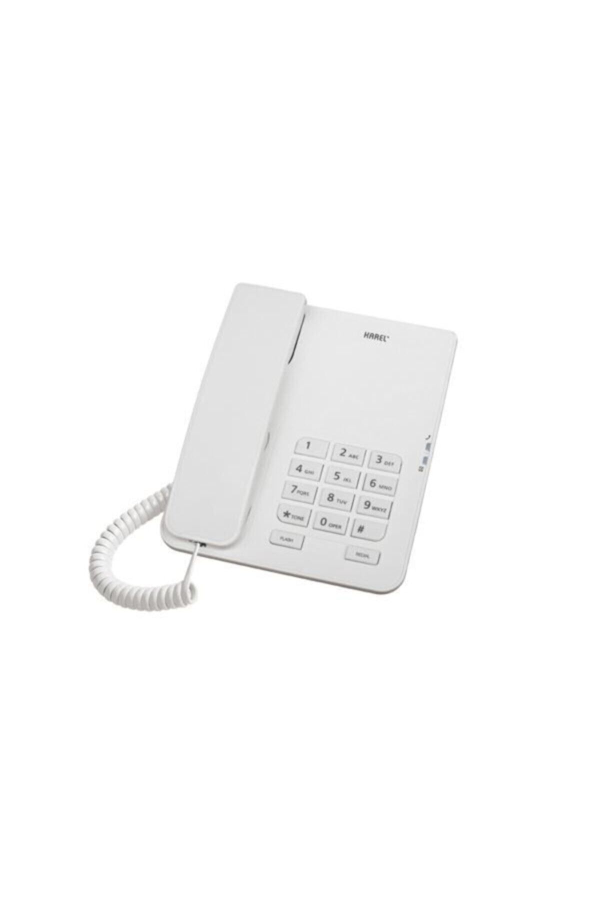KAREL Tm140 Analog Telefon Beyaz
