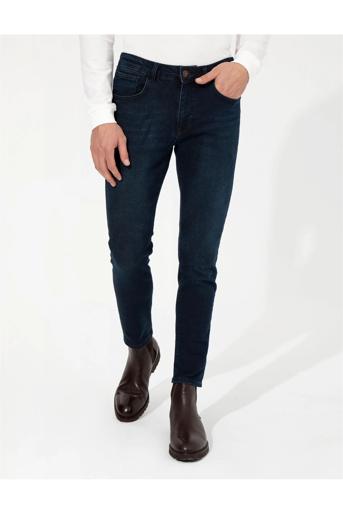 Pierre Cardin Erkek Jeans Lacivert 1481055