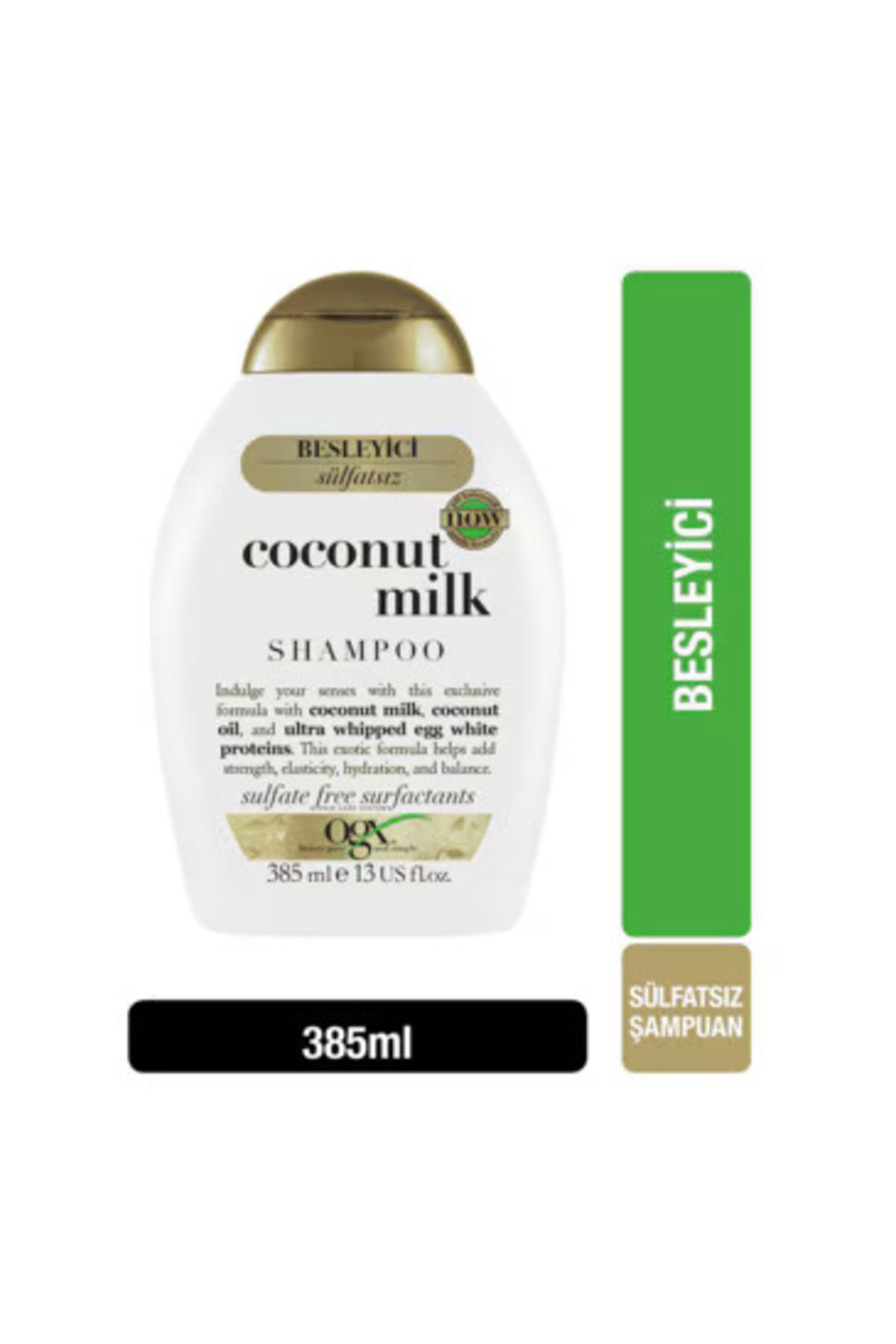 OGX Sülfatsız Kırılgan Saçları Besleyici Hindistan Cevizi Yağı İçeren Şampuan 385 ml