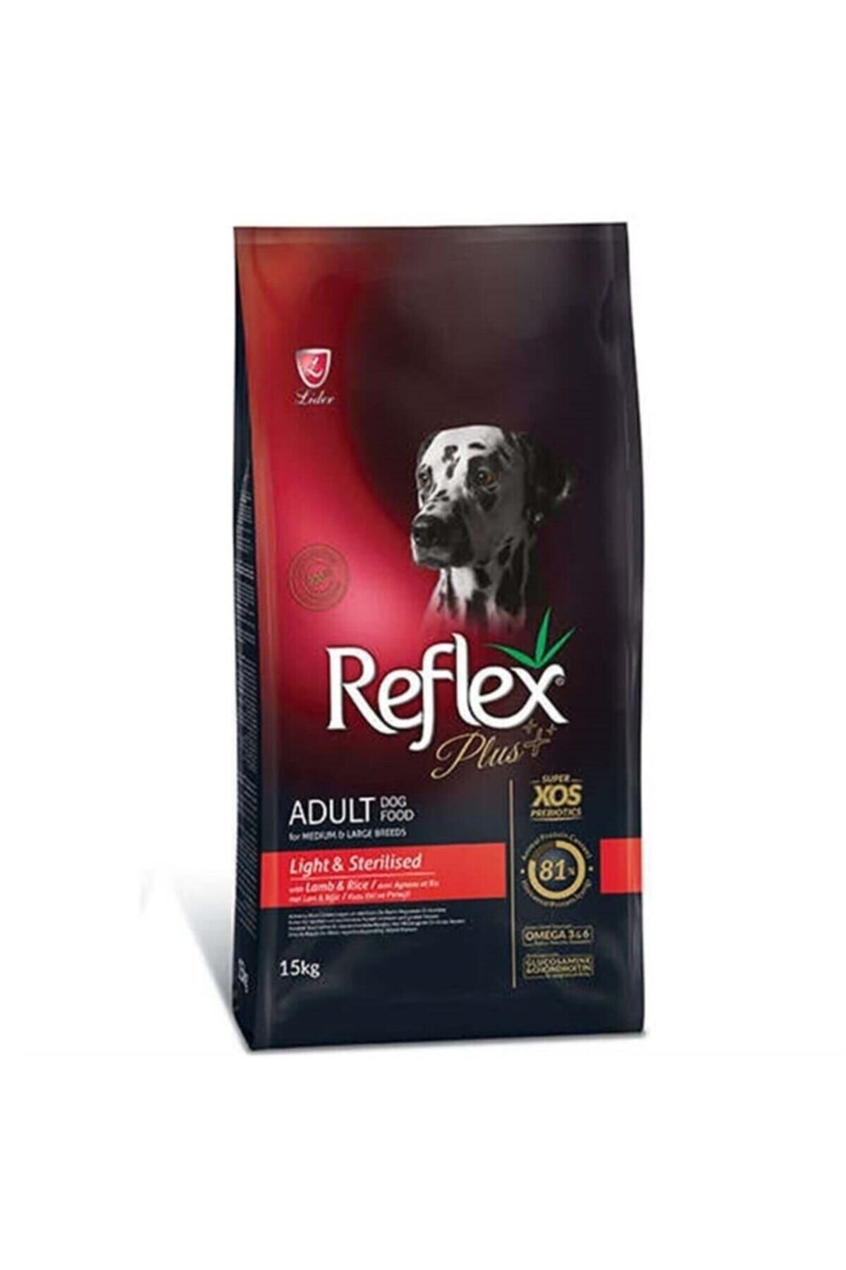Reflex Plus Kısırlaştırılmış Light Sterilised Kuzulu Köpek Maması 15 Kg