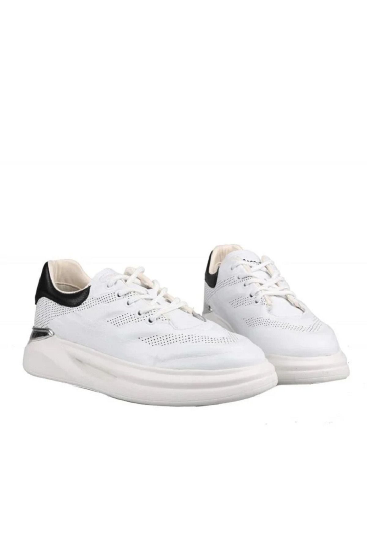 MARCOMEN 17387 Beyaz Renk Bağcıklı Deri Erkek Casual Ayakkabı M127