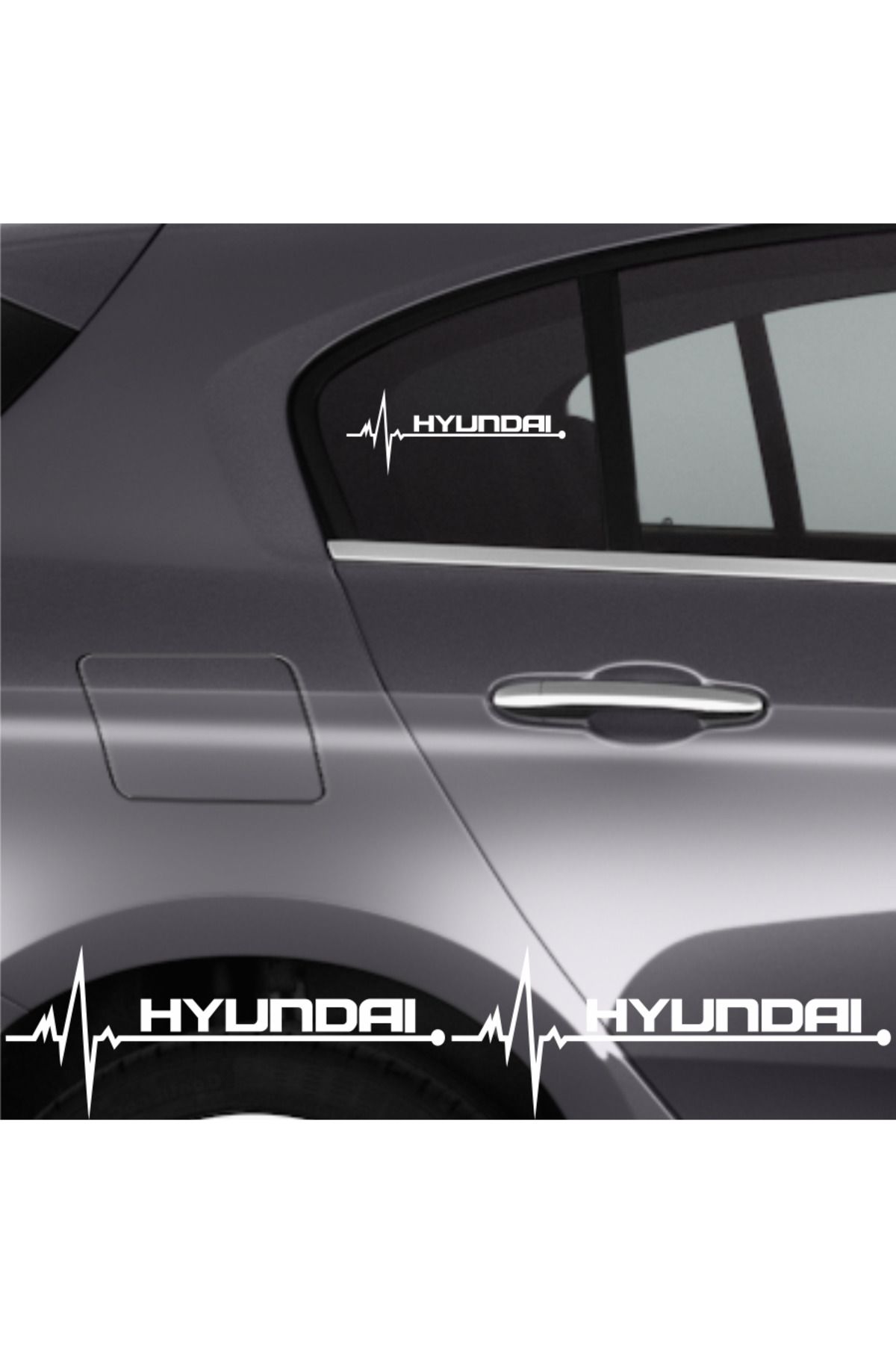 Genel Markalar Hyundai Matrix İçin Yeni Nesil Aksesuar Oto Ritim Sticker 20*9 Cm 2 ADET