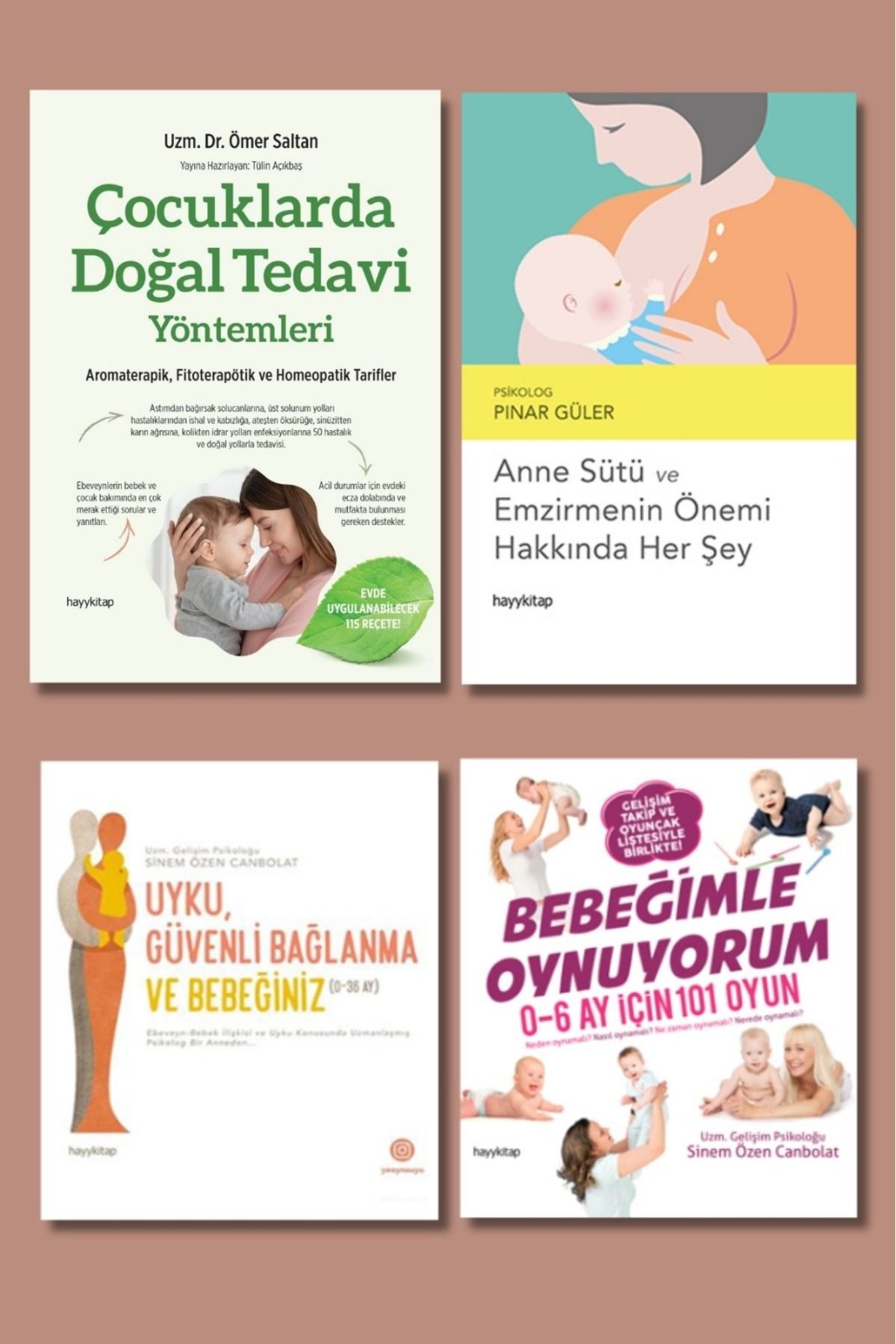 Hayykitap Bebek Bakımı ve Tedavi Yöntemleri 4 Lü Set / Ömer Saltan - Pınar Güler - Sinem Özen Canbolat