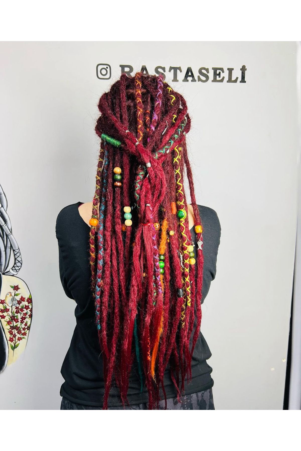 Rastaseli Rasta Dreadlock 1 Adet Kızıl