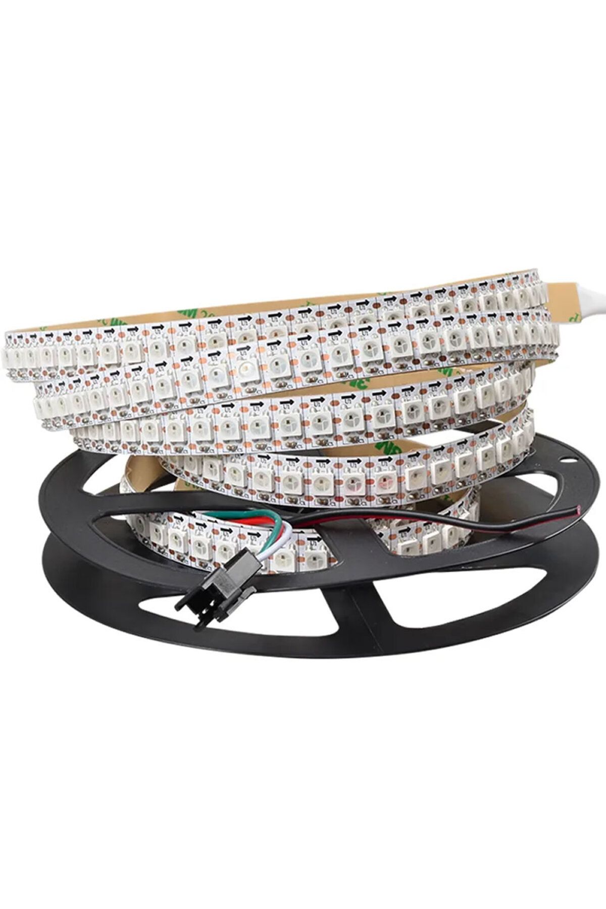 ELEKTRONİKALED Elektronikaled - 5V WS2812B Adreslenebilir RGB Pixel Şerit Led 144Led IP20 (5mt)