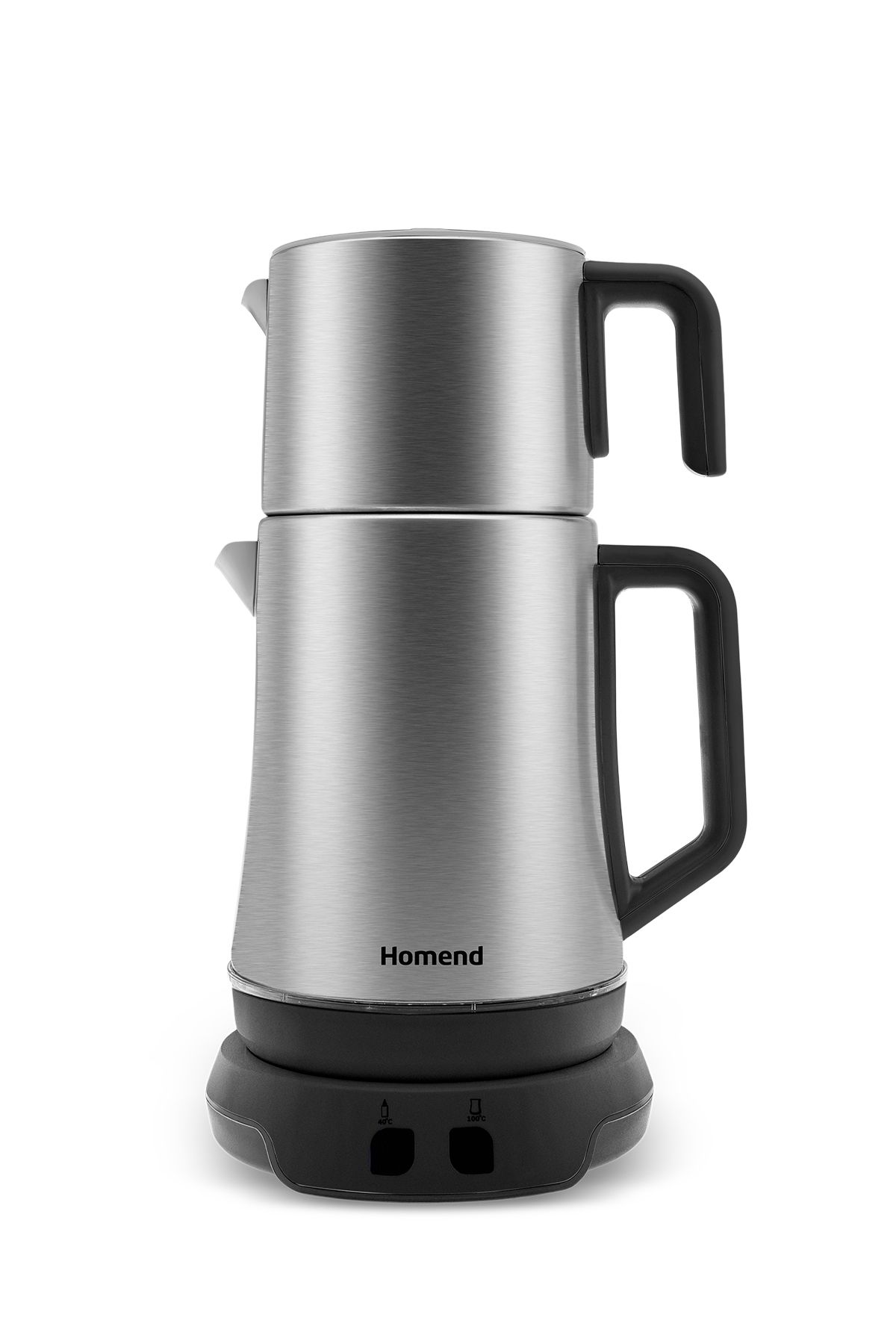 HOMEND Royaltea Elegant 1775h Konuşan Çay Makinesi Inox Siyah