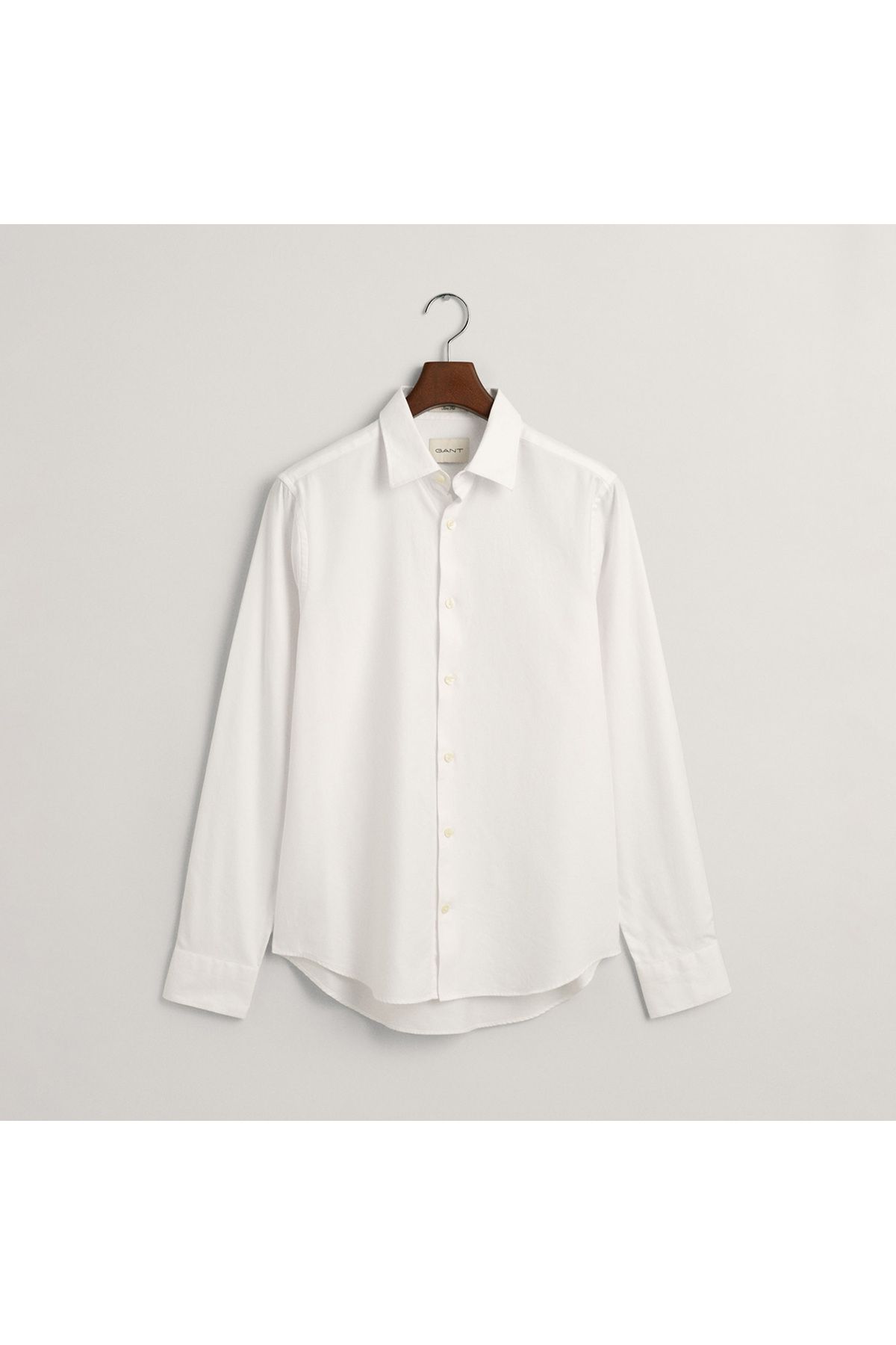 Gant Erkek Beyaz Slim Fit Klasik Yaka Gömlek