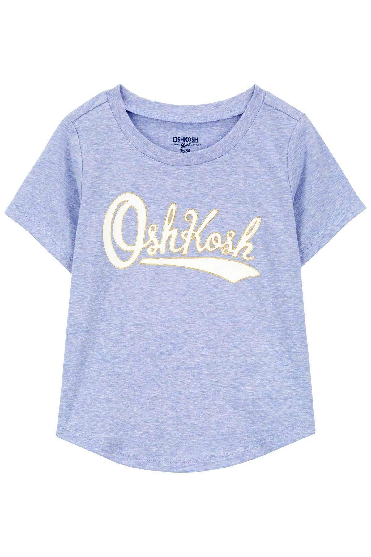 OshKosh Küçük Kız Çocuk Mavi Tshirt