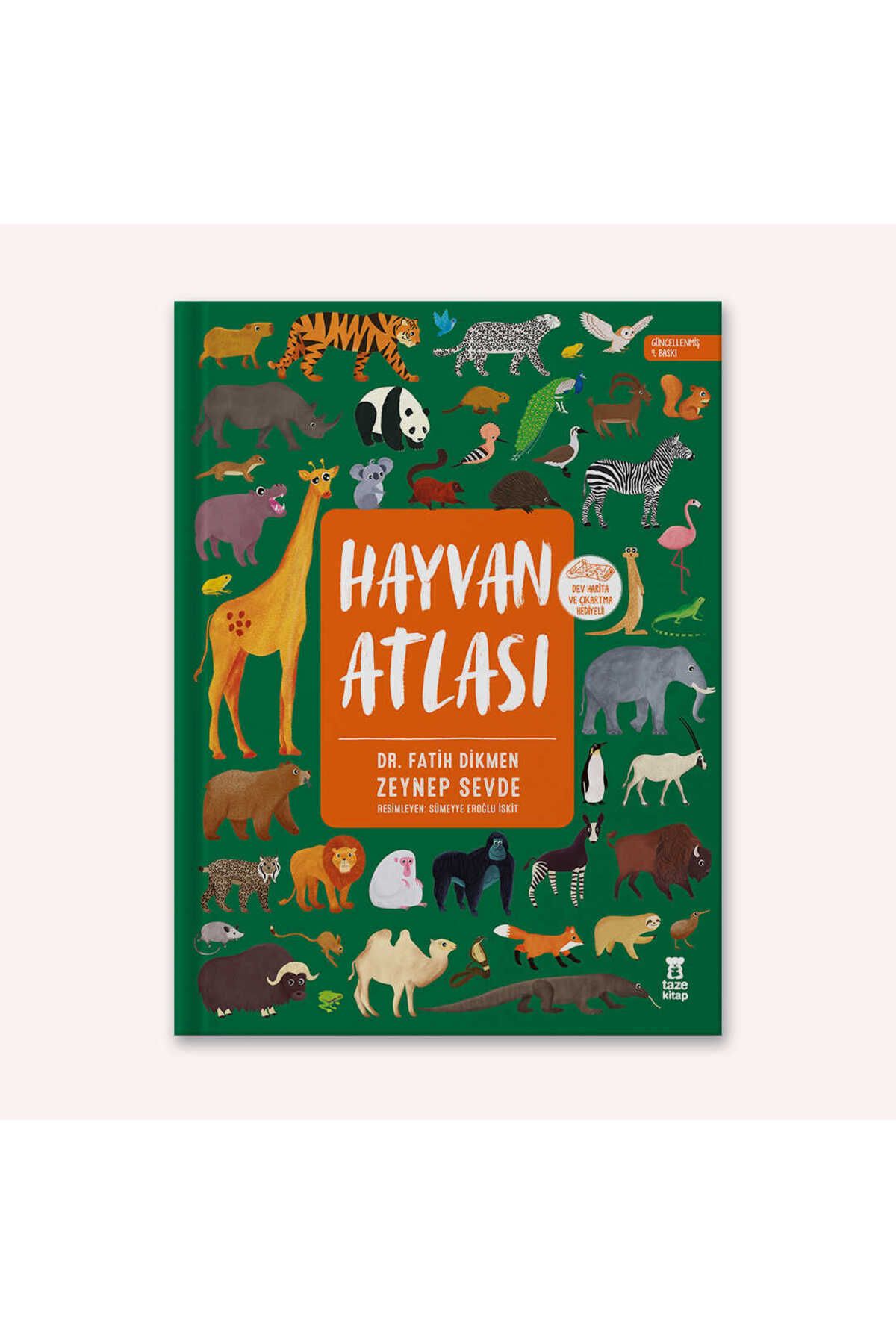 Taze Kitap Hayvan Atlası (Ciltli Kapak)