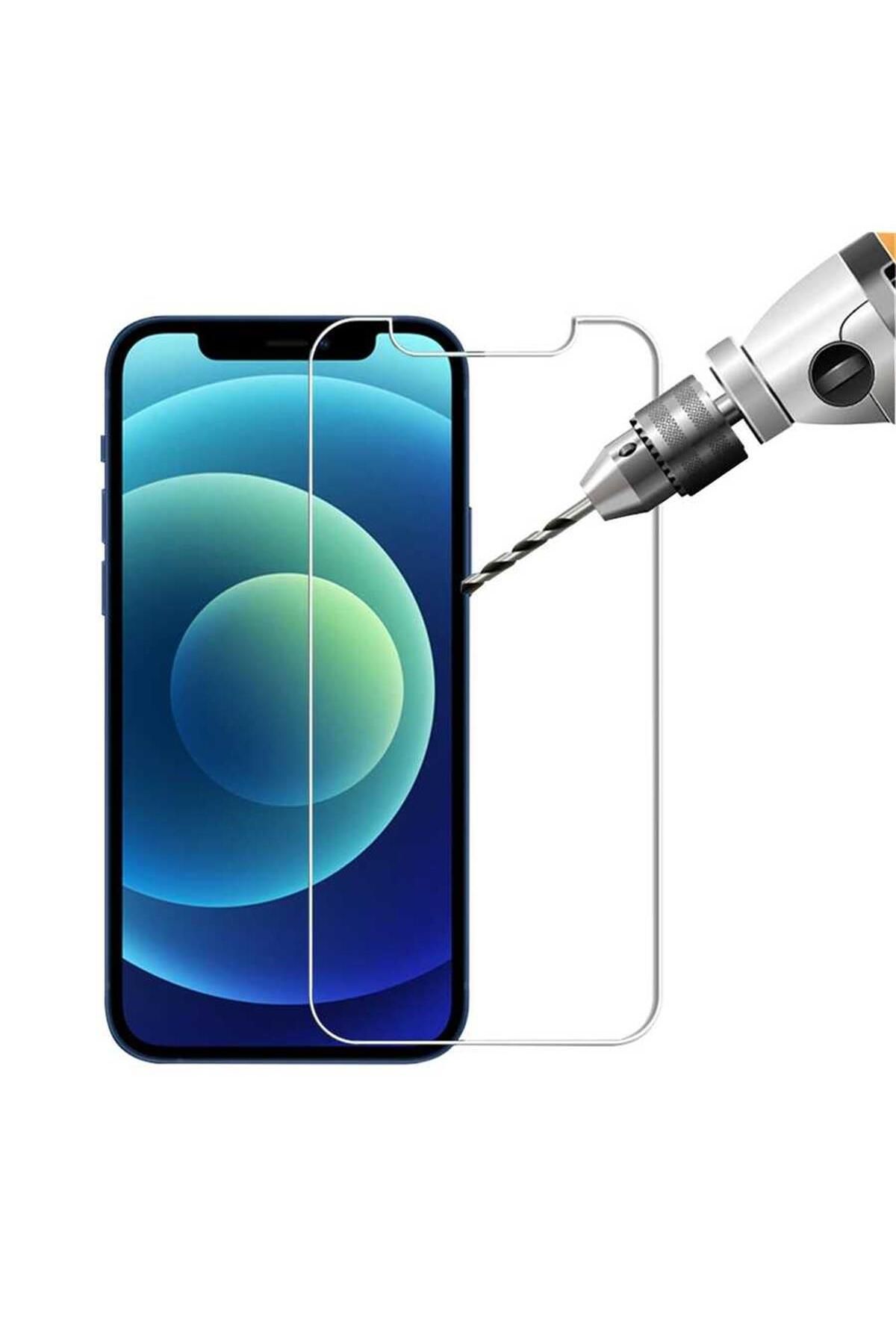 Lopard Apple iPhone 13 Mini Ekran Koruyucu 9h Ultra Ince Nano Esnek Temperli Kırılmaz Cam Koruma
