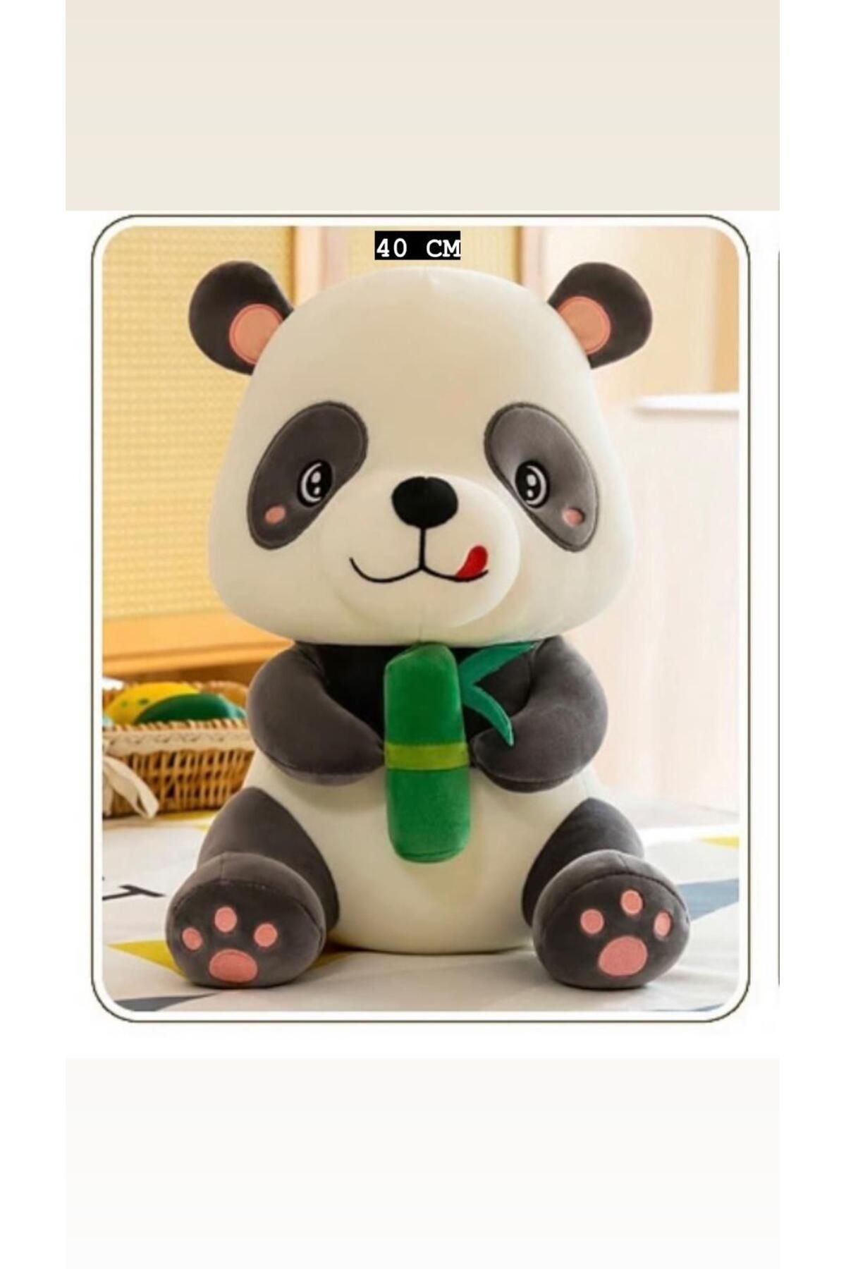MEM STORE Panda Peluş Oyuncak Ayıcık Uyku Ve Oyun Arkadaşım 40 Cm
