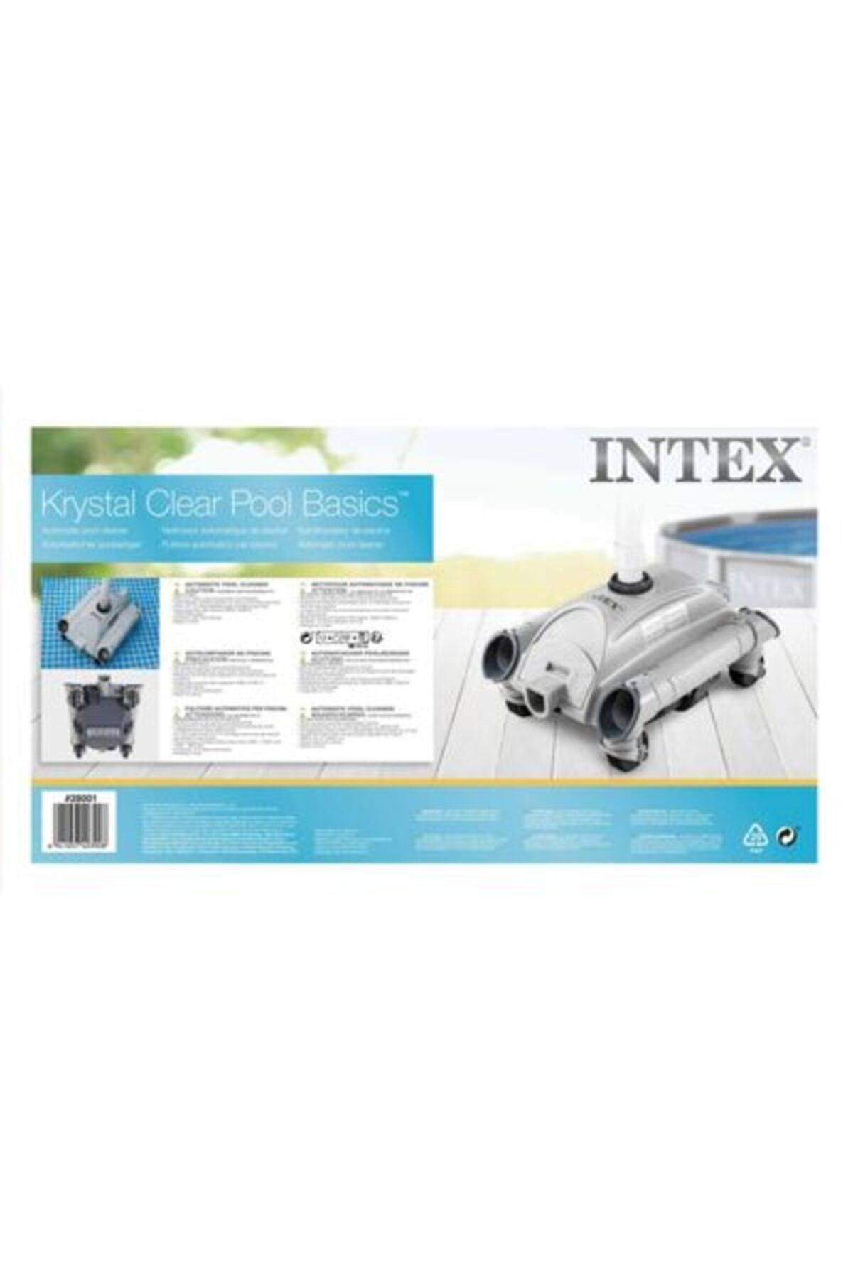 index Intex Yer Üstü Havuz Temizleme Robotu 28001