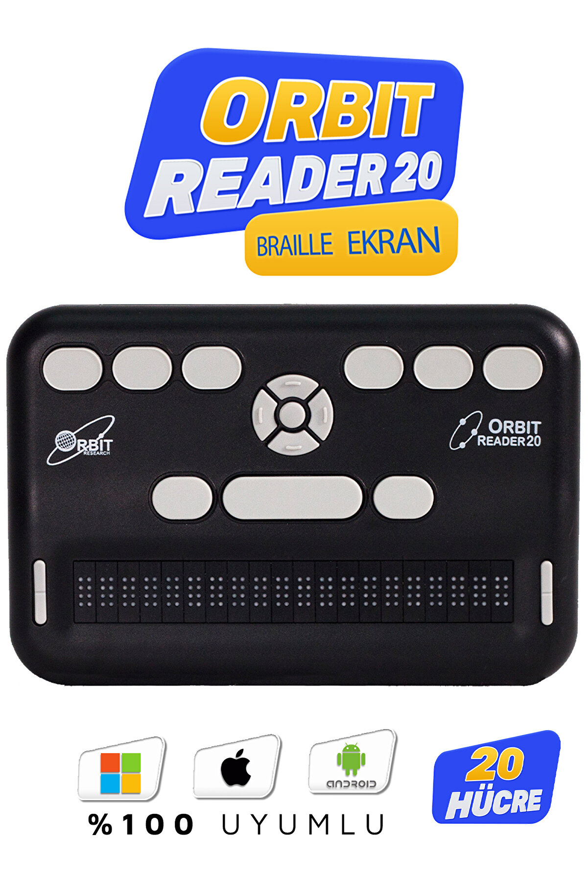Orbit Reader 20 Kabartma Ekran - Görme Engelliler Için Braille Ekran