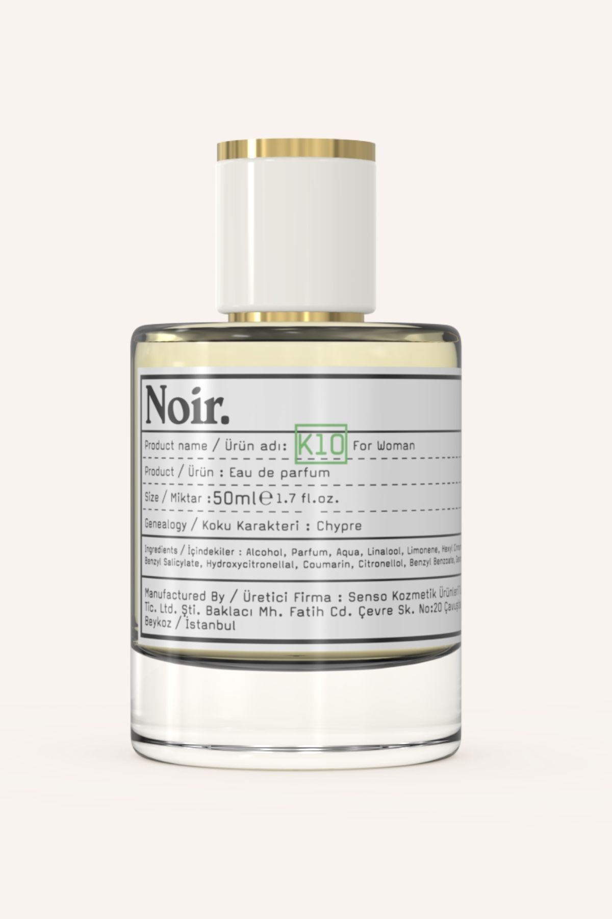 Noir K10 Kadın EDP Parfüm 50 ml 8691541009106