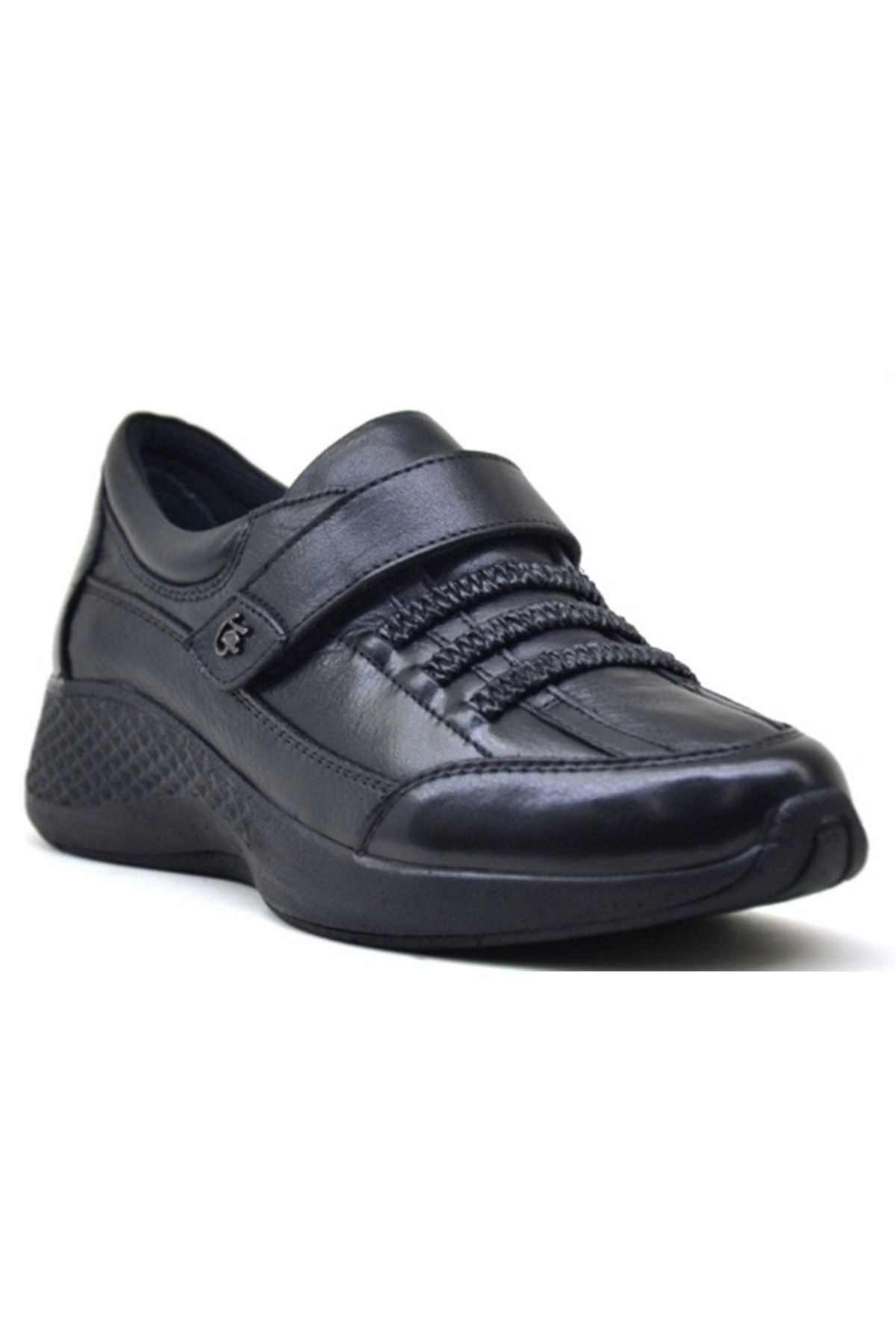 KİNG PAOLO King Paolo U6592 Shoeflex Komfort - Siyah - Kadın Ayakkabı,deri Ayakkabı
