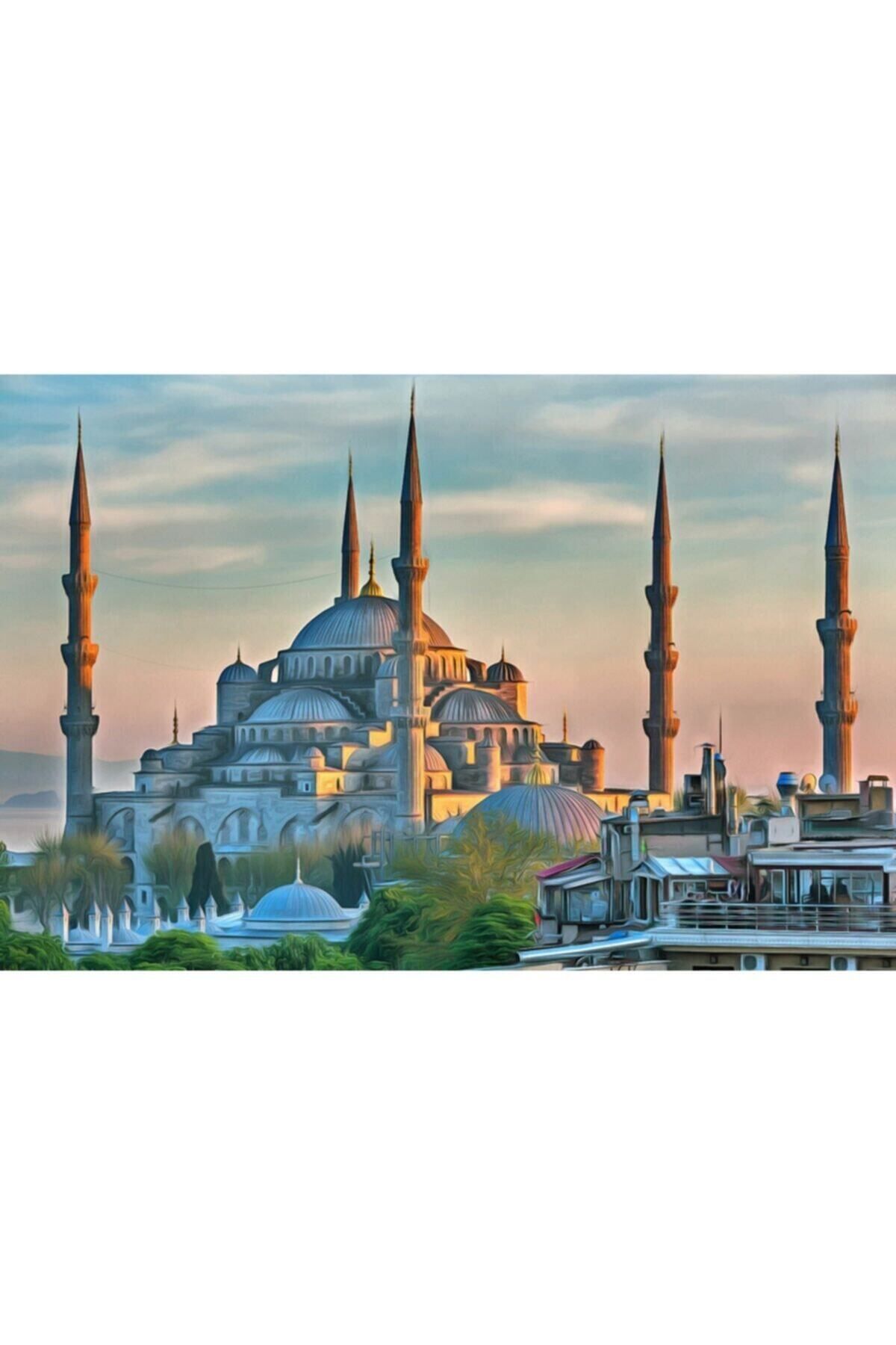 MOVAS Sanat Sultan Ahmet Camii | Elmas Mozaik Tablo | Mozaik Puzzle | 51x33 | E2020072