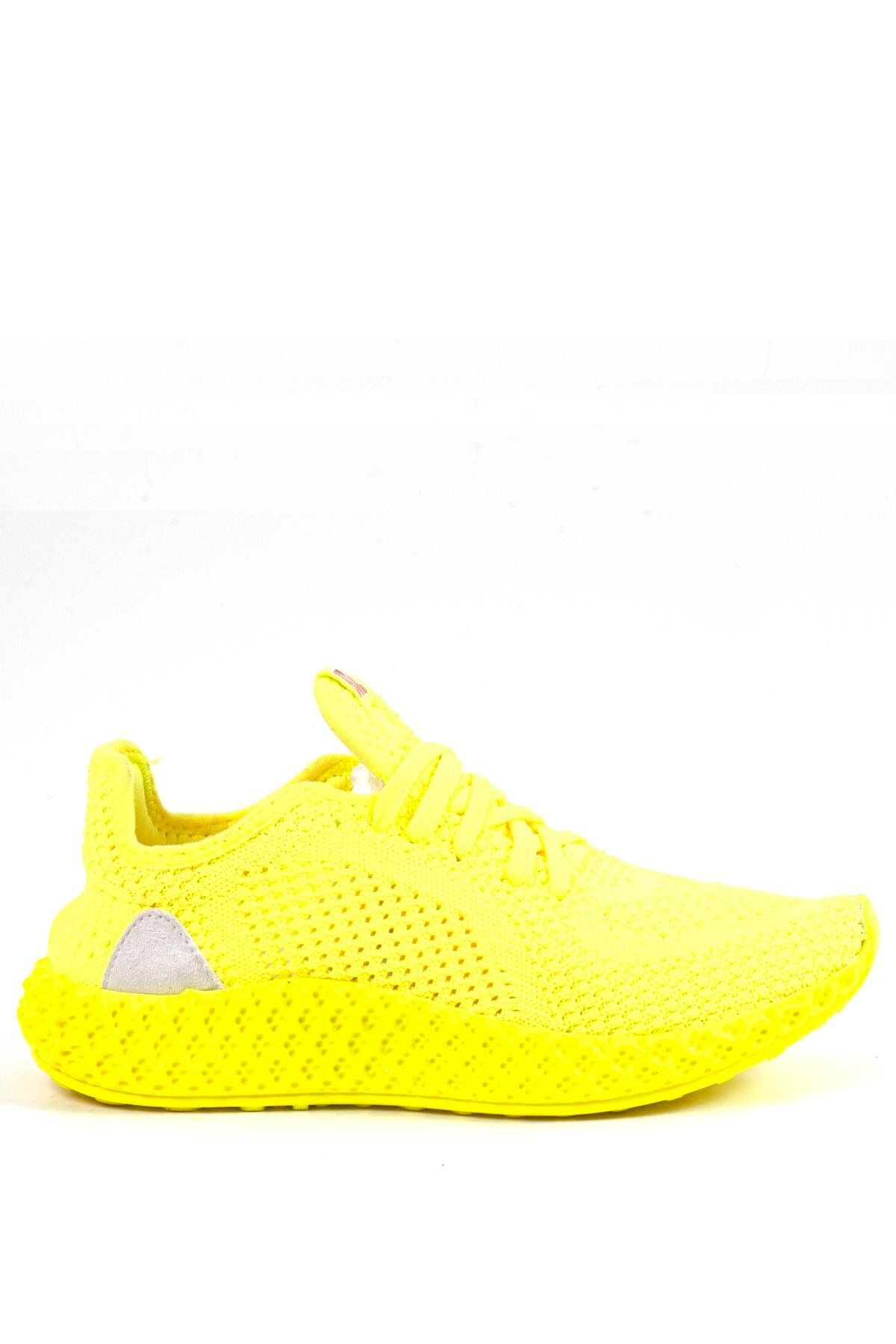 Bulldozer 231909 Neon Sarı Kadın Spor Ayakkabı