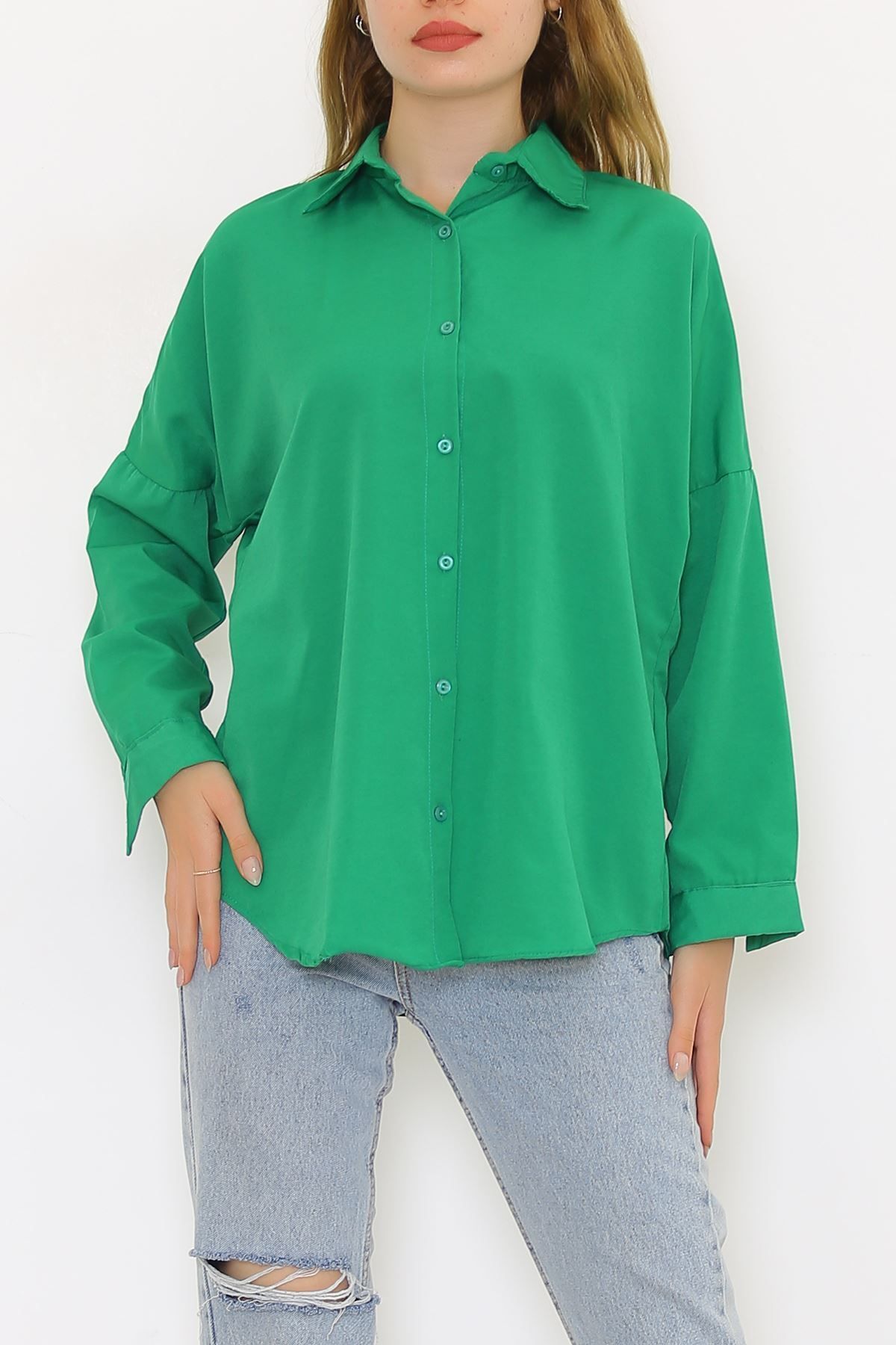 AKSU Salaş Gömlek Yeşil1 - 293.1247.