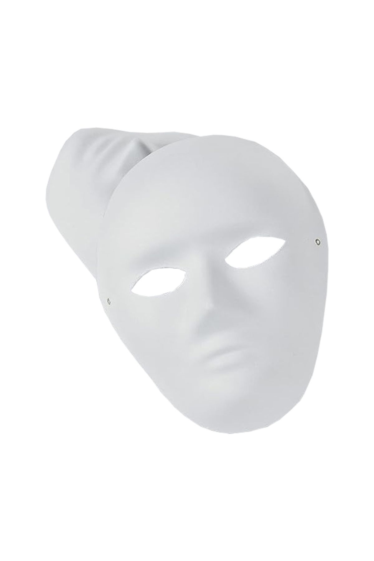 Rubenis Boyanabilir Büyük Karton Yüz Maske 19x24cm – 25 Adet