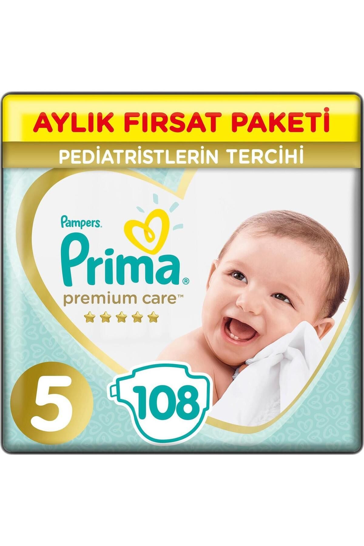 Prima Premium Care Aylık Fırsat Paketi 5 Beden 108 Adet