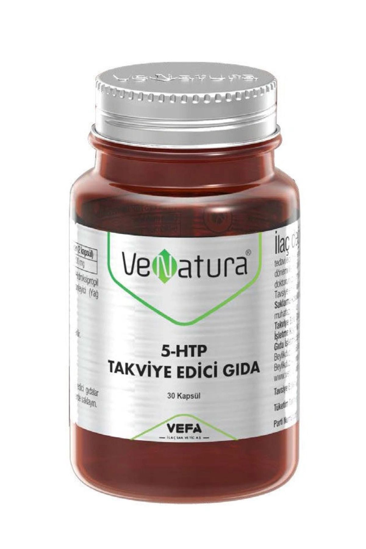 Venatura 5-HTP Takviye Edici Gıda 30 Kapsül-Diş Beyazlatıcı Köpük Hediye
