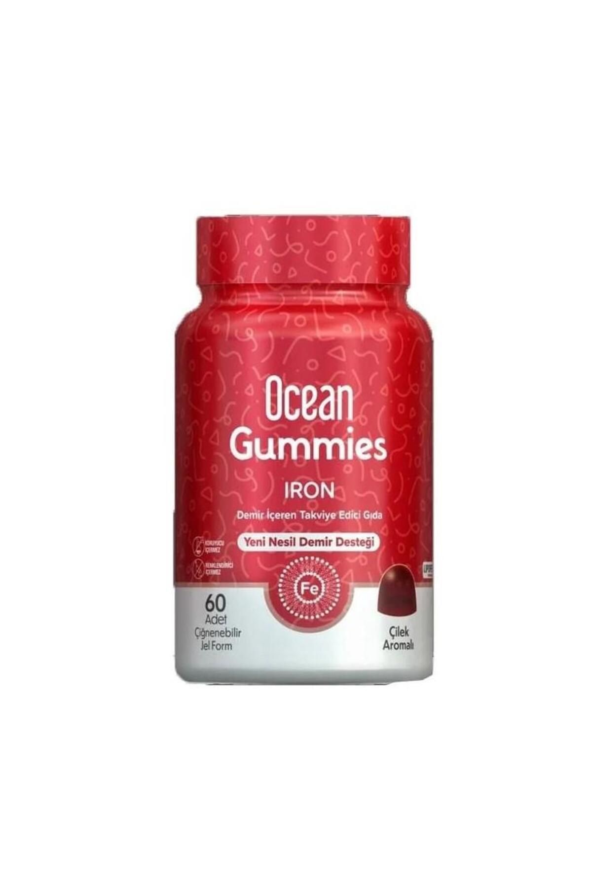 Ocean Gummies Iron 60 Jel Form
