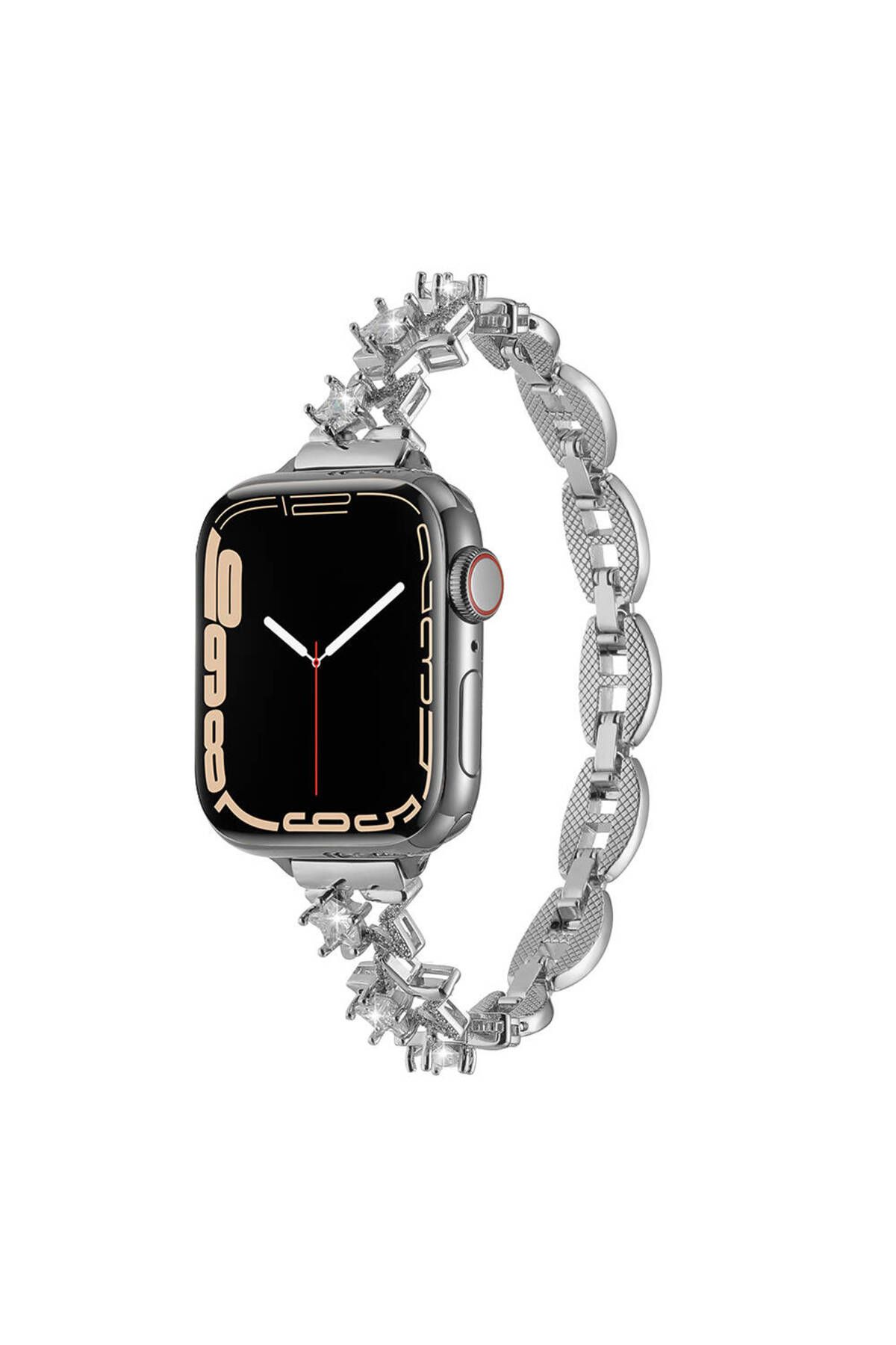 VOYO Apple Watch 38 40  41 mm Taşlı Süslü Kordon Bileklik
