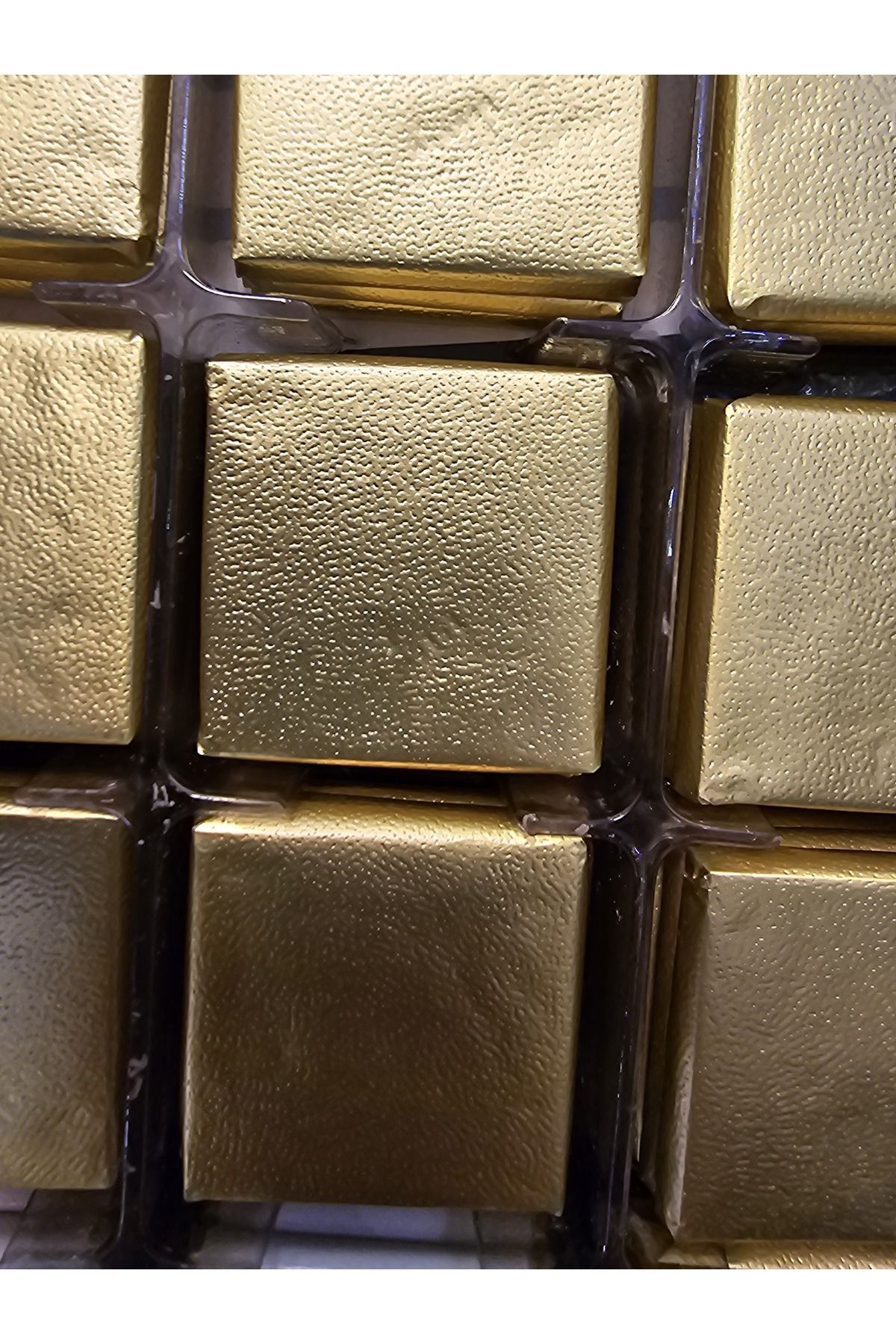 ZEKİ 100 adet gold madlen özel Belçika çikolatası