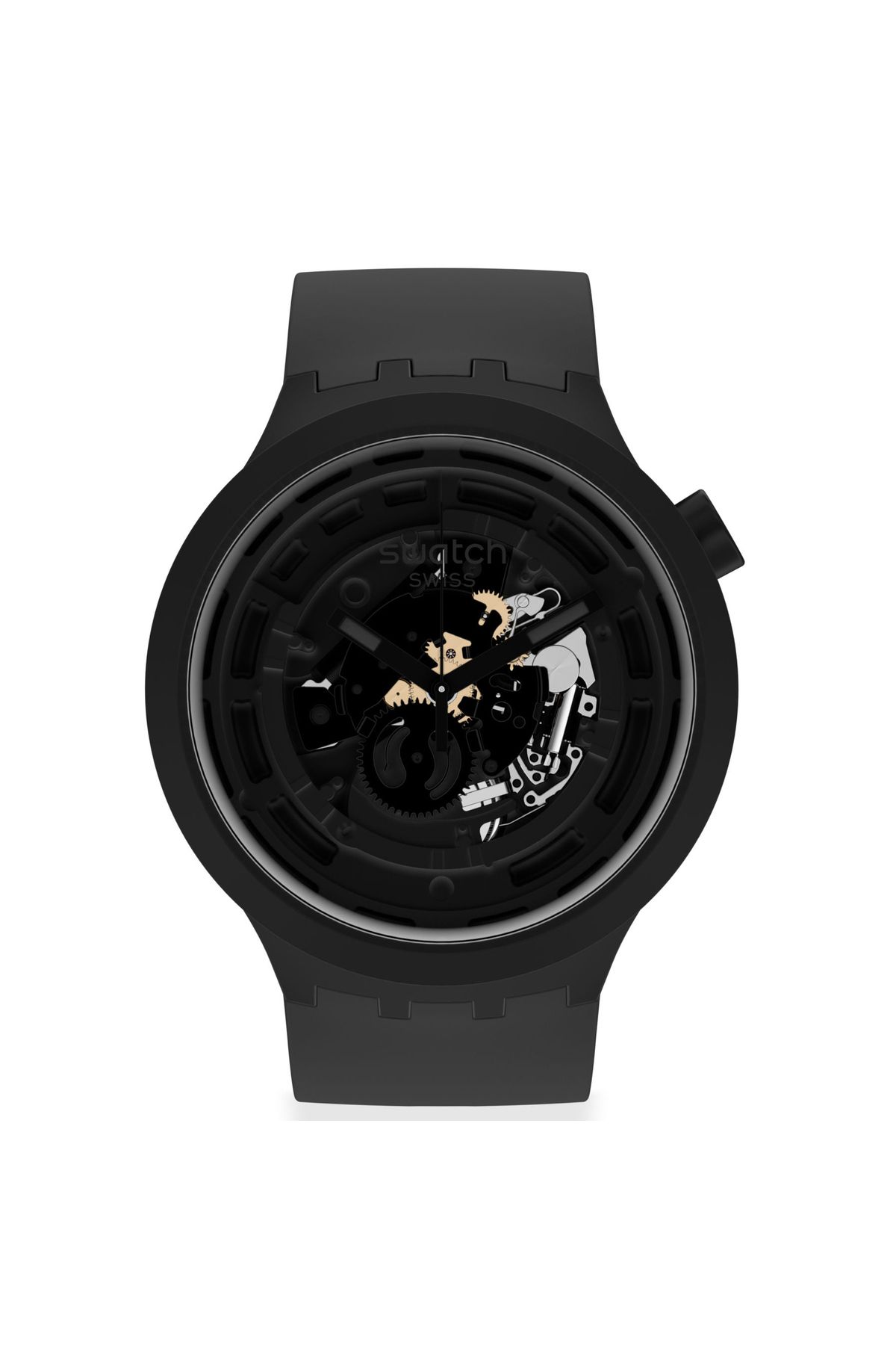 Swatch Big Bold Ceramic C-black Unisex Kol Saati Sb03b100