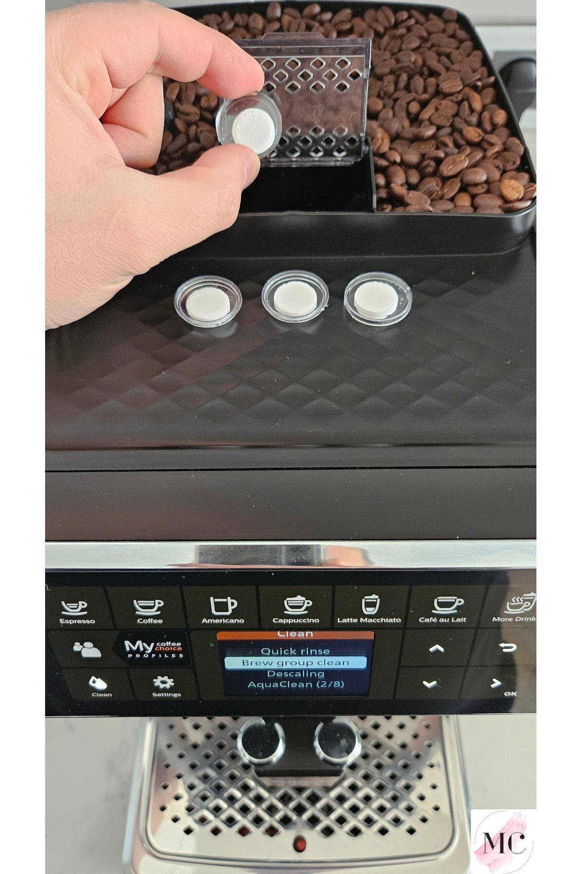 Markamanzi Collection Espresso Kahve Makinası Uyumlu Yağ Çözücü Tableti 10 Adet