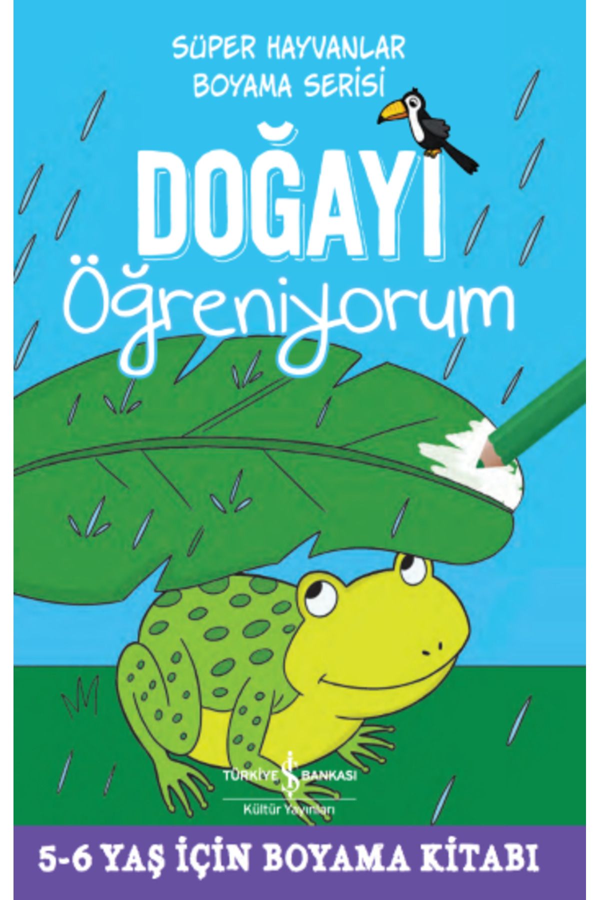 Türkiye İş Bankası Kültür Yayınları Doğayı Öğreniyorum - Süper Hayvanlar Boyama Serisi
