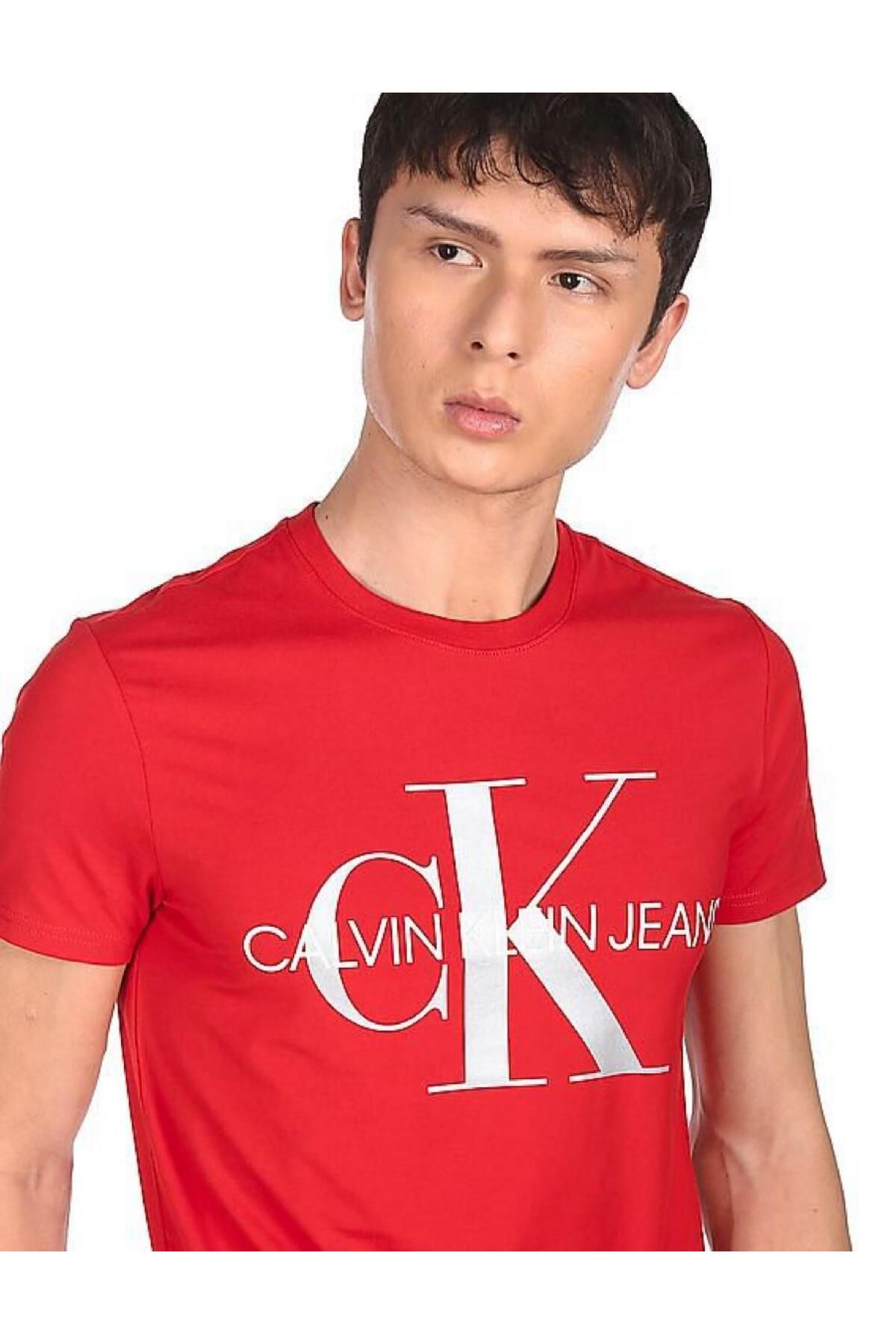 Calvin Klein Iconıc Monogram Short Sleeve Men's T-shırt