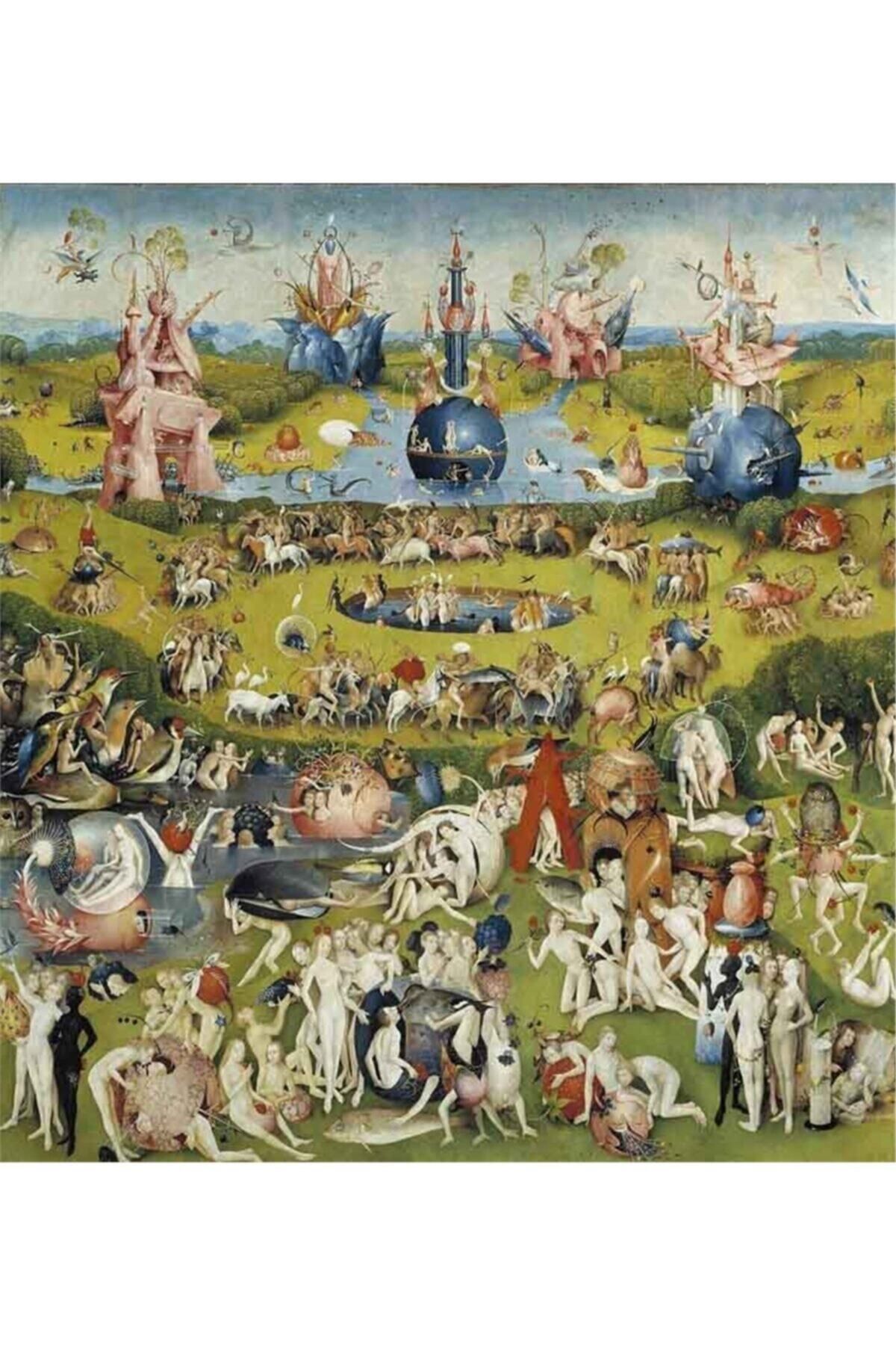 MOVAS Sanat Bosch - The Garden Of Delights (1504) | Elmas Mozaik Puzzle | 50x50 | E20201887m
