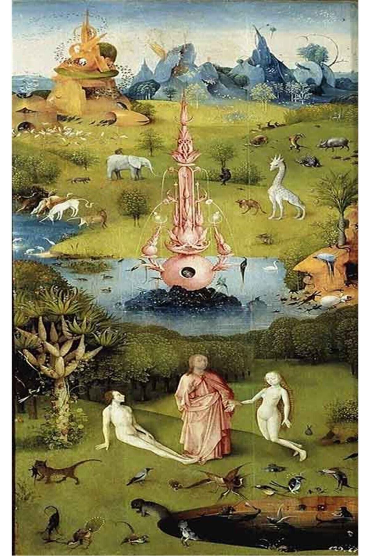 MOVAS Sanat Bosch - The Garden Of Delights (1504) | Elmas Mozaik Puzzle | 25x40 | E20201886m