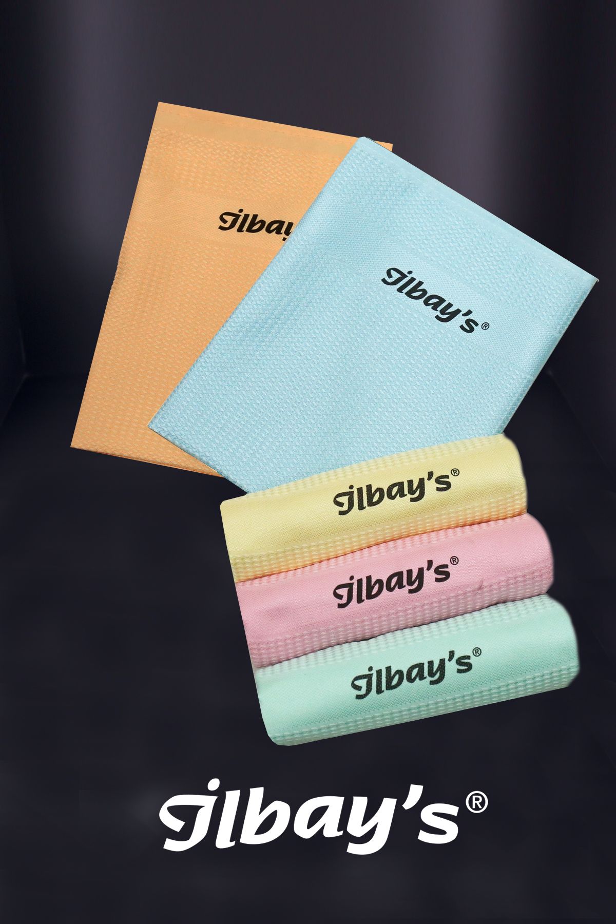İlbay's İthal Orijinal Fabrika Satış Mağazası Mikrofiber Temizlik Bezi 5'li Paket