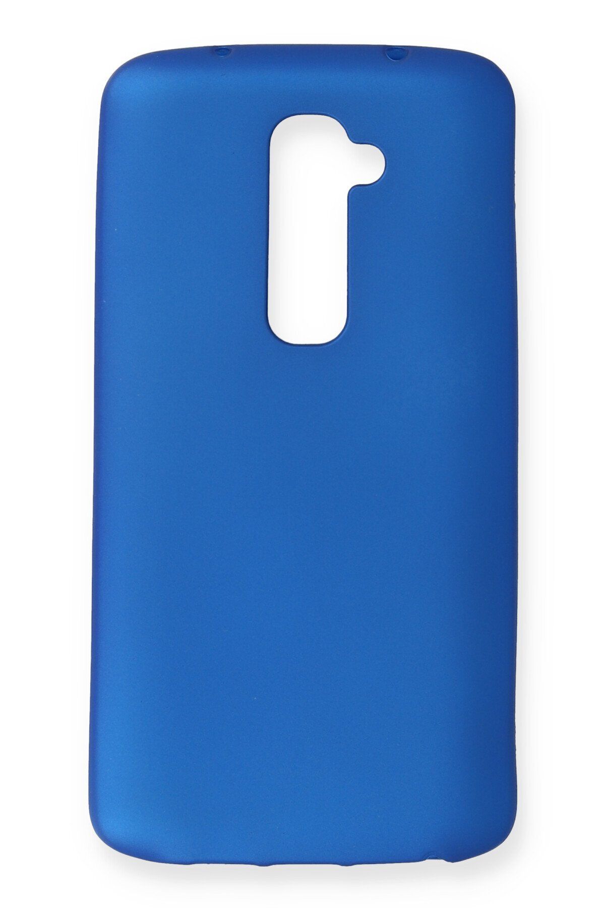 Maller Tech Newface LG G2 Kılıf First Silikon - Mavi