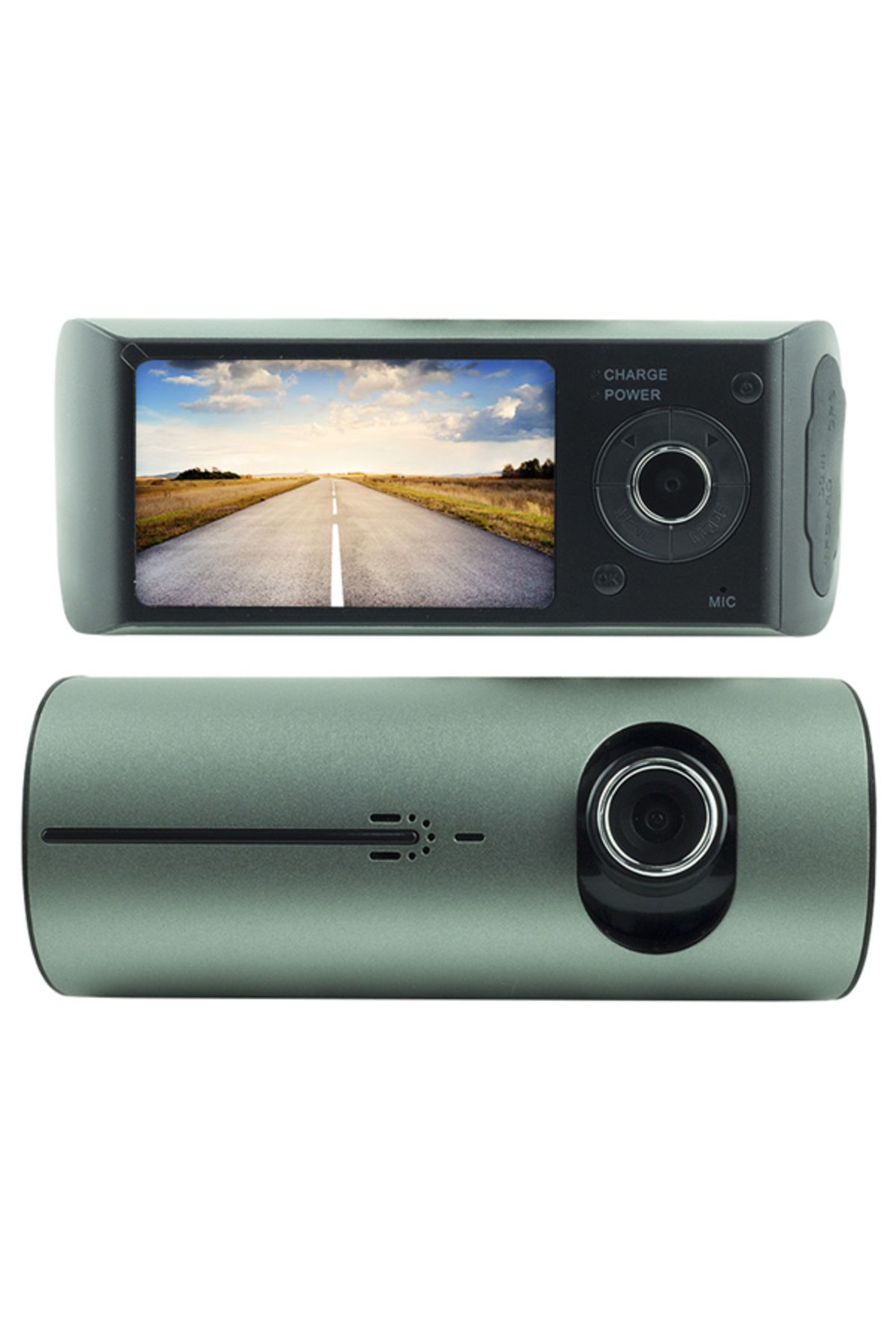 Genel Markalar Gpsli Çift Kameralı Araç İçi Dvr Kamera Set (32 Gb Kart Destekli) (4434)