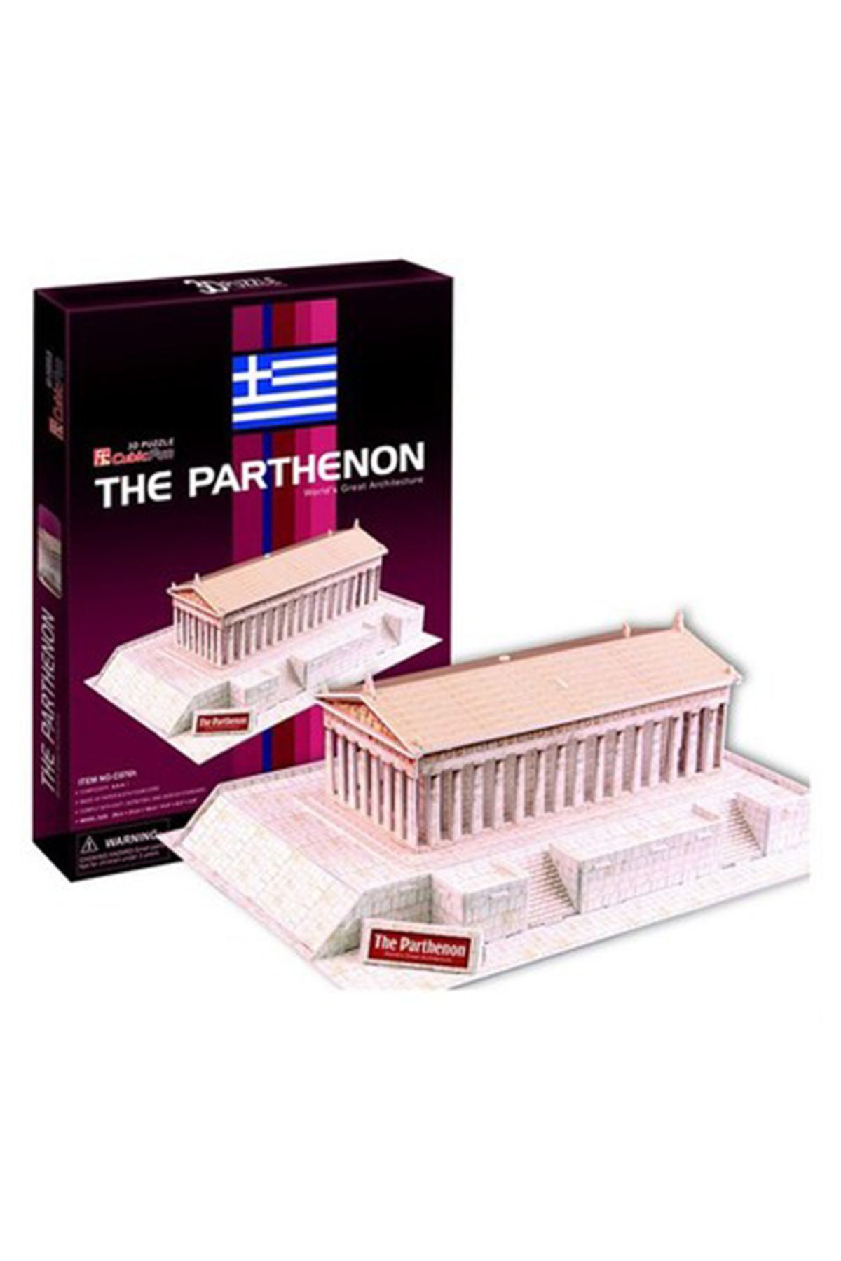 Pal CubicFun Parthenon 25 Parça 3D Puzzle