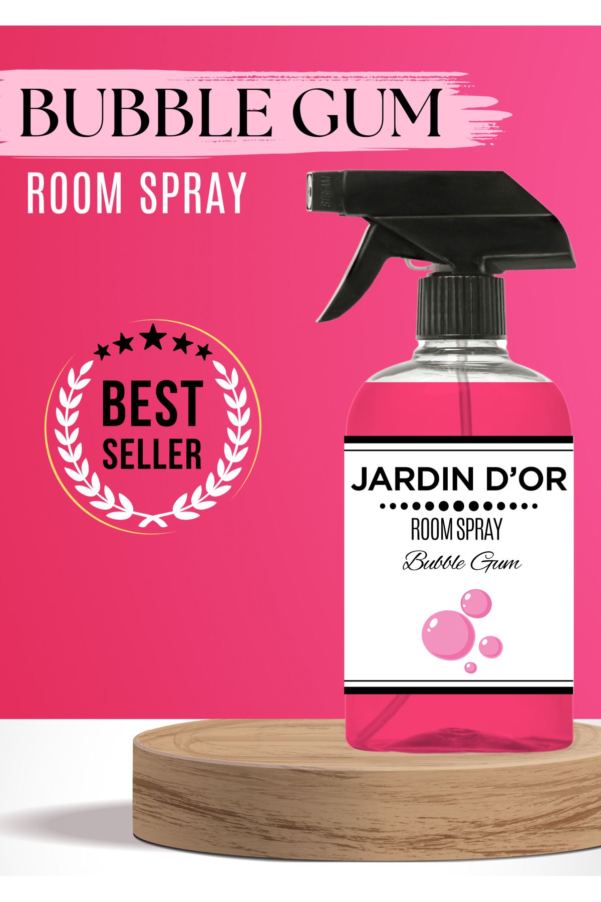 JARDIN D'OR Bubble Gum Room Spray Sakız Oda Spreyi 500 ml Oda Kokusu 8681529300424