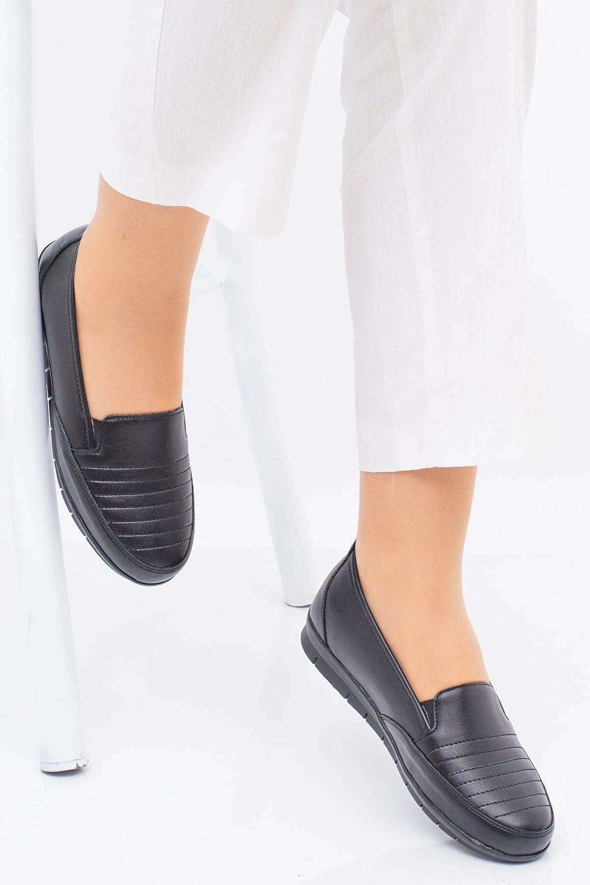 TOBAİ KOPYA - Tam Ortapedik Babet Ayakkabı Anne Ayakkabı Günlük Ayakkabı Klasik Ayakkabı