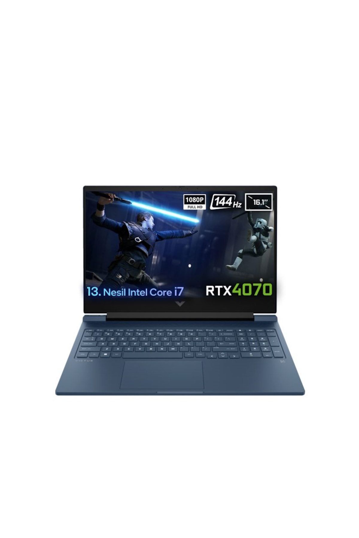 HP Victus 7P6B3EA 16-R0007NT i7-13700H 16GB 1TB RTX4070 8GB 16.1 inç 144Hz FHD Freedos Gaming Laptop