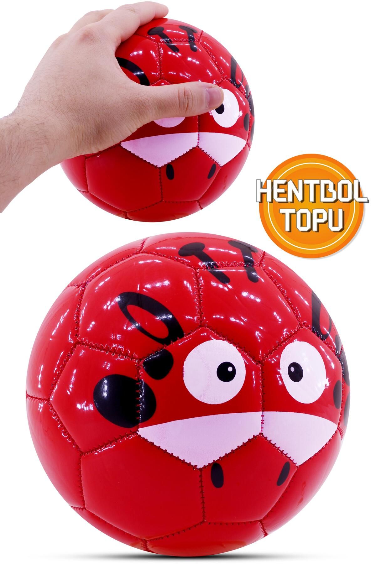 Telvesse Hentbol Topu Renkli Parlak Katman Çocuk Mini Futbol Topu No:1 İç Mekan Minik Top